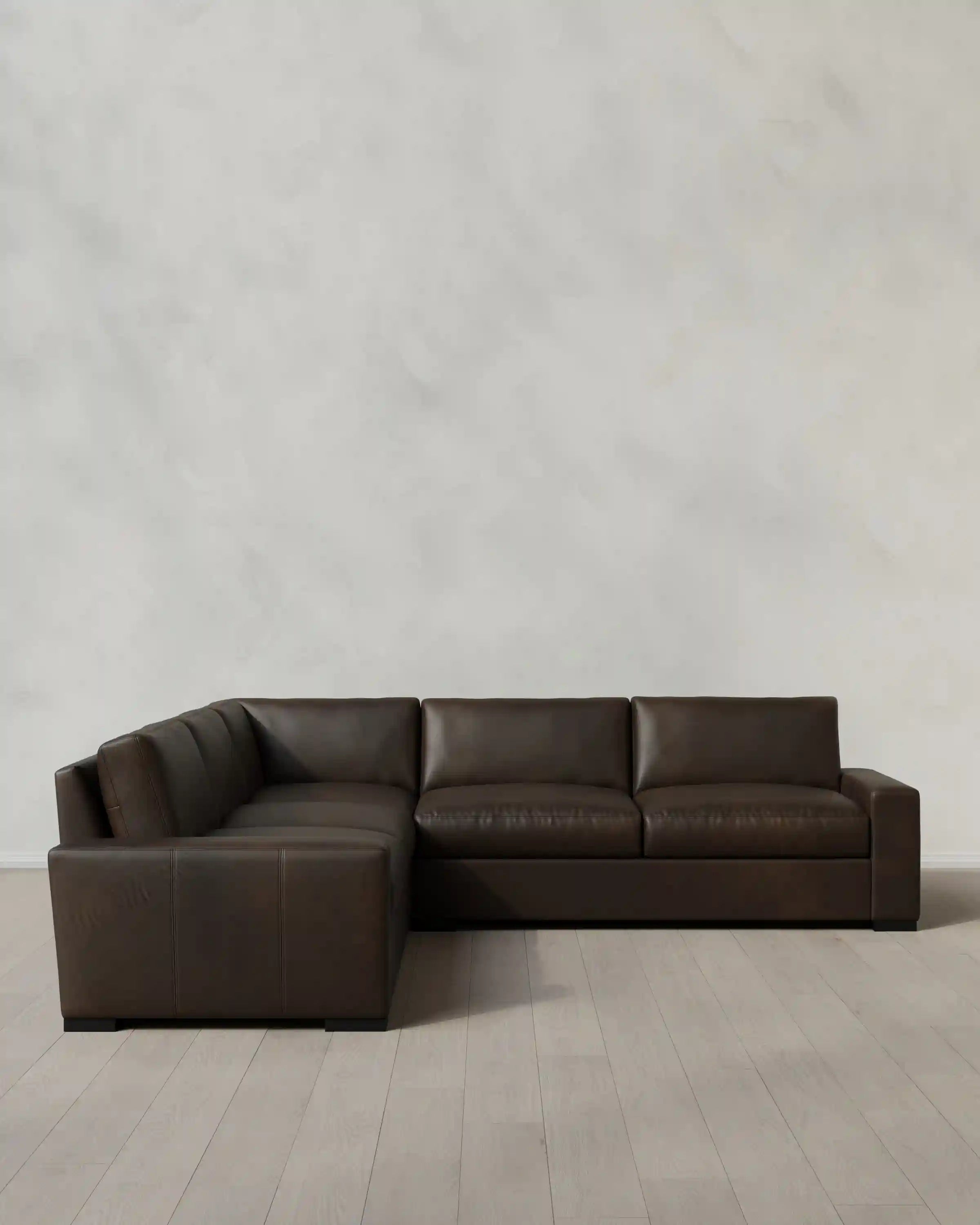 Stillman L Sectional in Leather