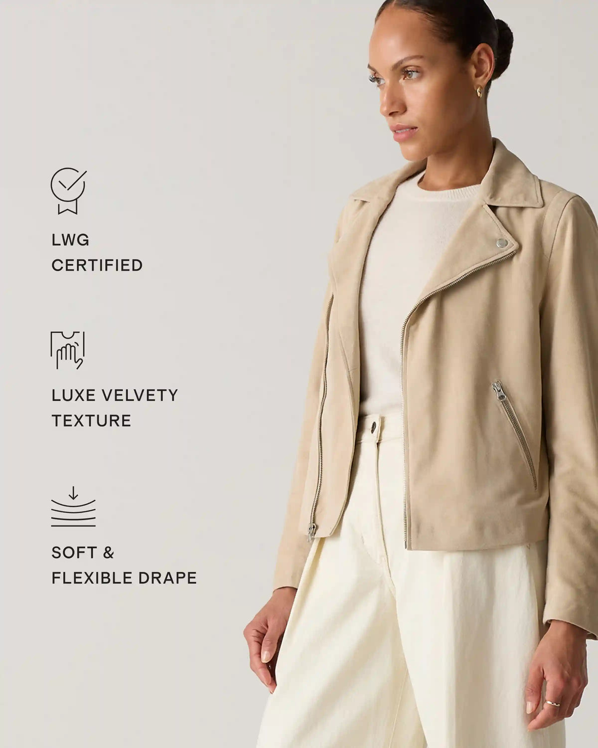 Italian Suede Trucker Jacket