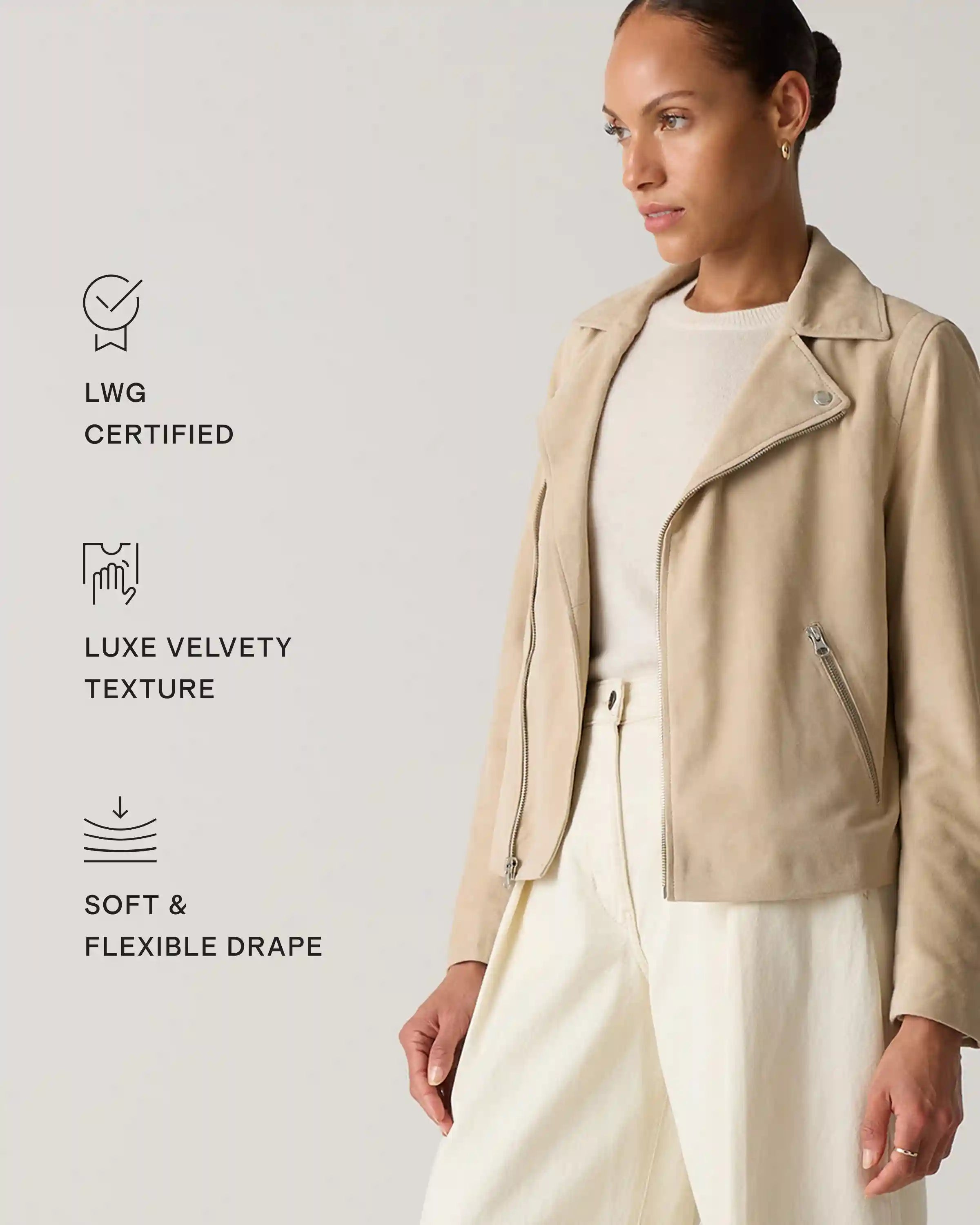 100% Suede Bomber Jacket