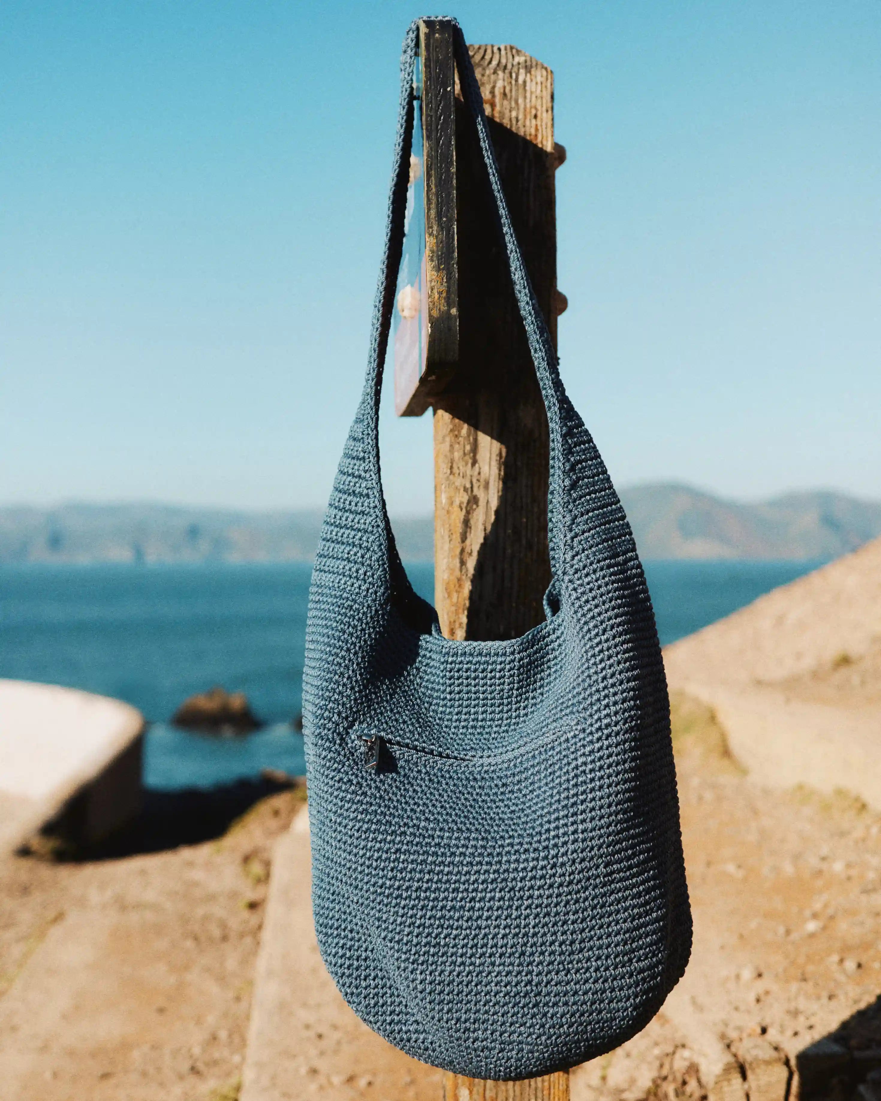 Hand Crochet Hobo Shoulder Bag