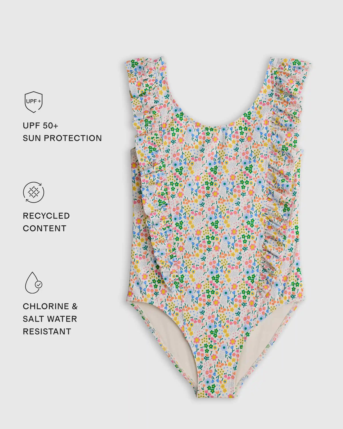 Ruffle One Piece Swimsuit