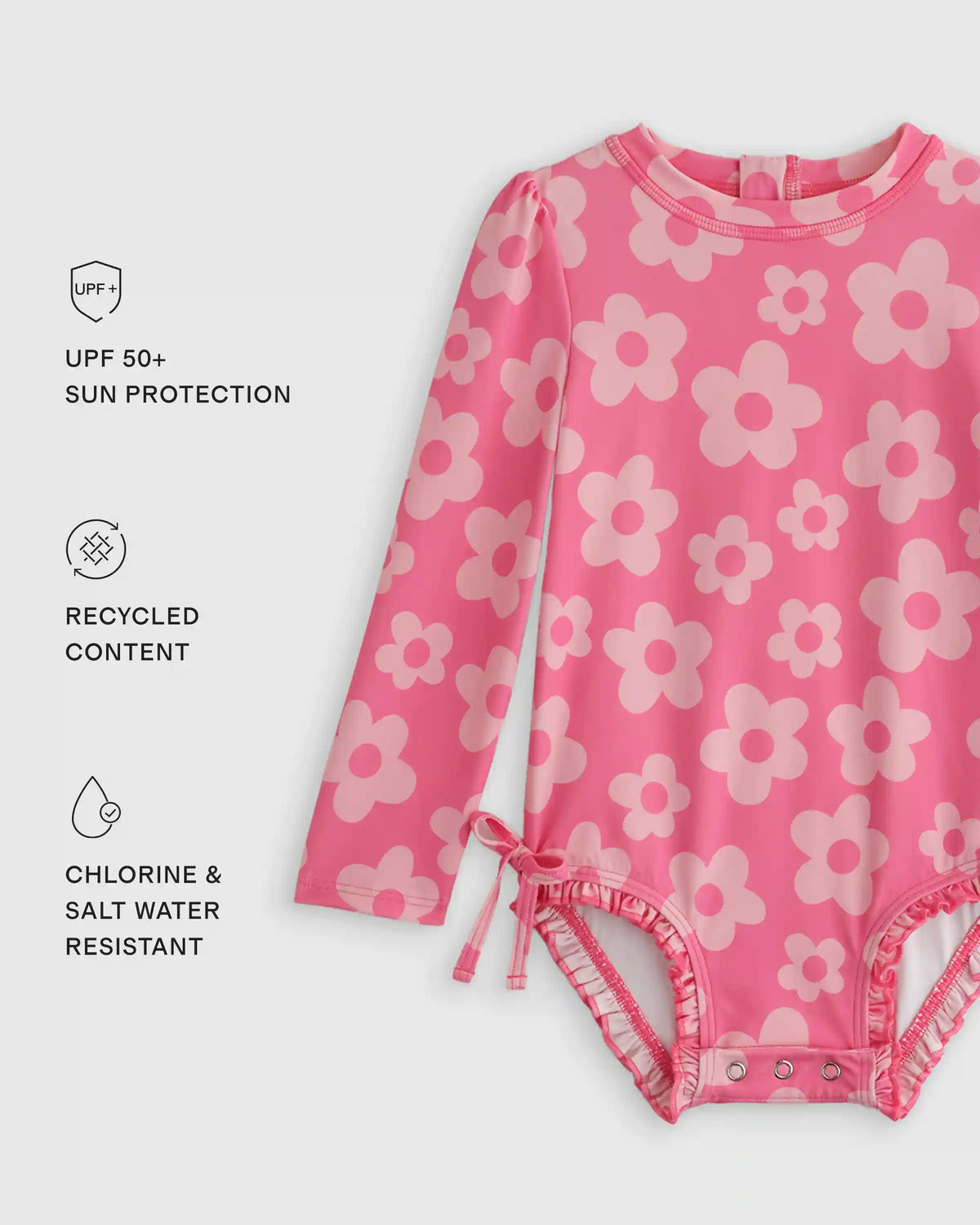 Long Sleeve Zip-Up Swimsuit
