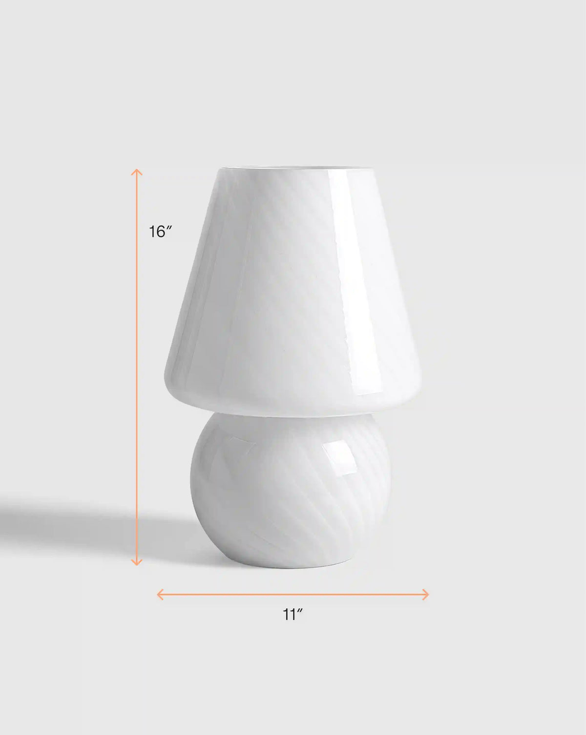 Swirled Glass Table Lamp