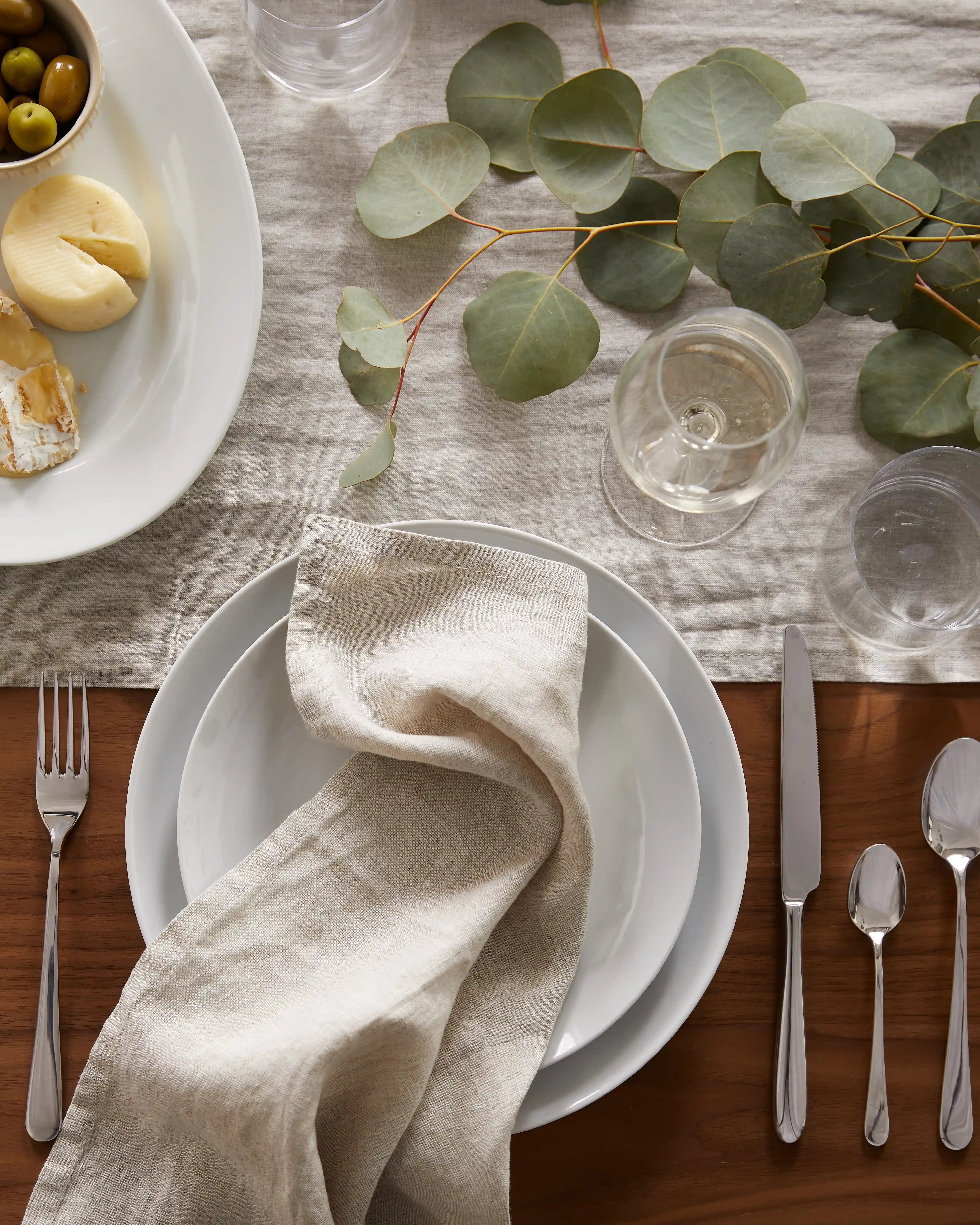 European Linen Napkins, Set of 12