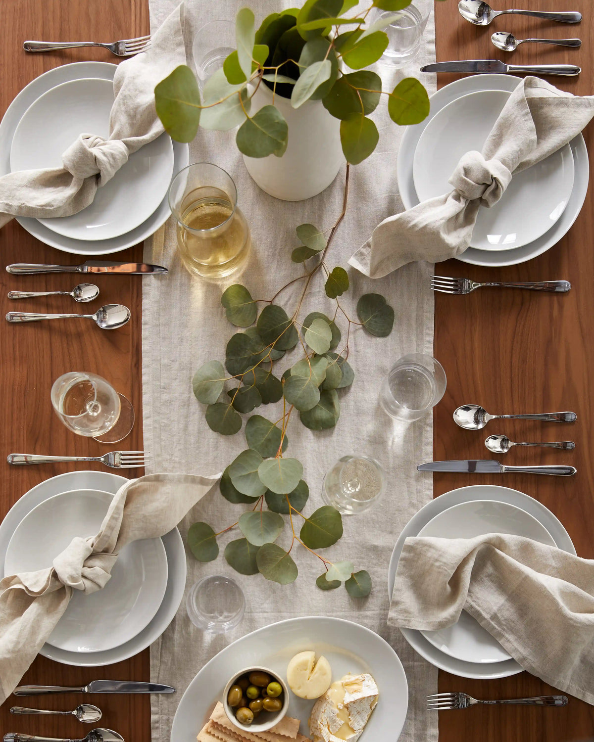 European Linen Napkins, Set of 12