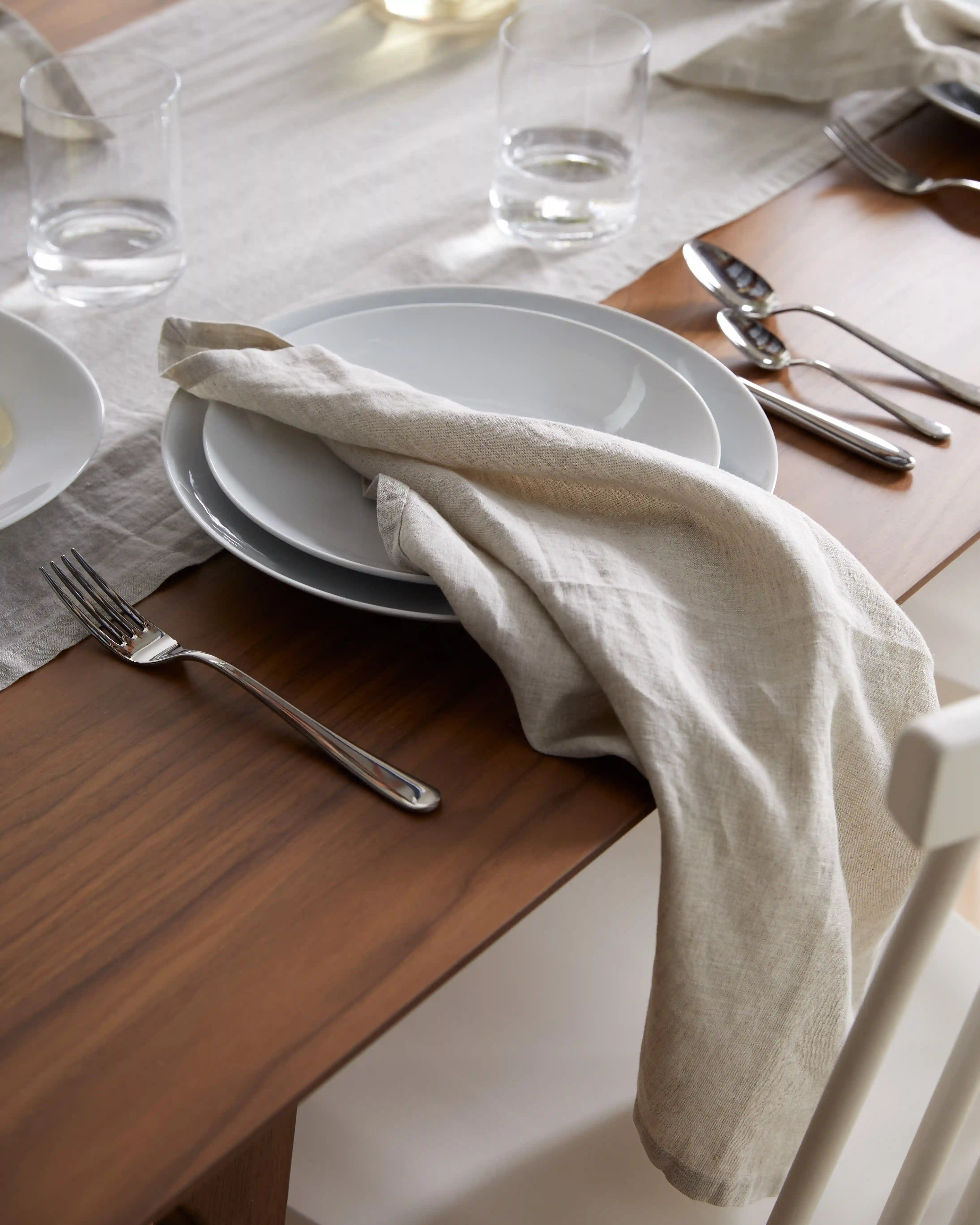 European Linen Napkins, Set of 12