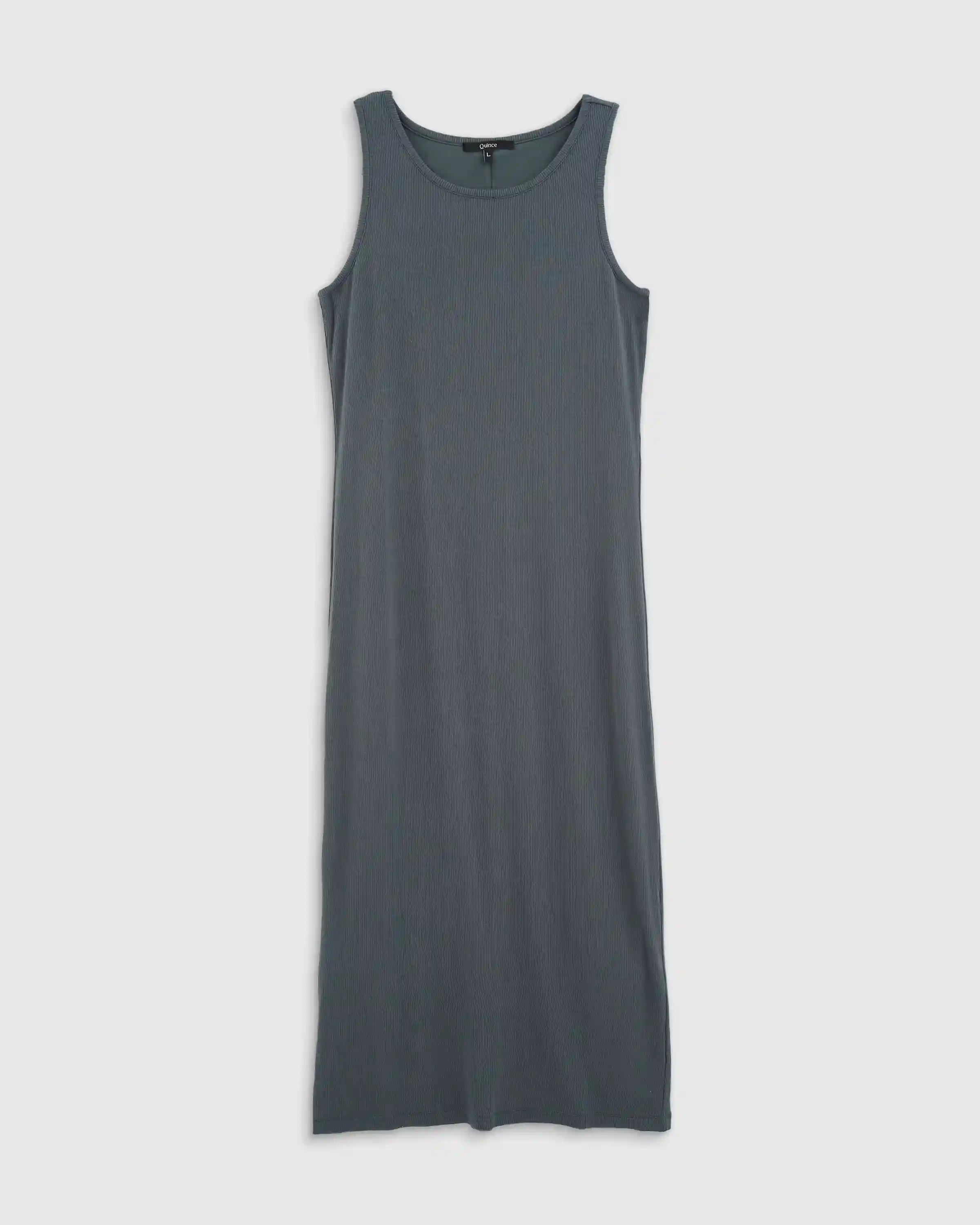 Tencel Rib Knit Sleeveless Dress