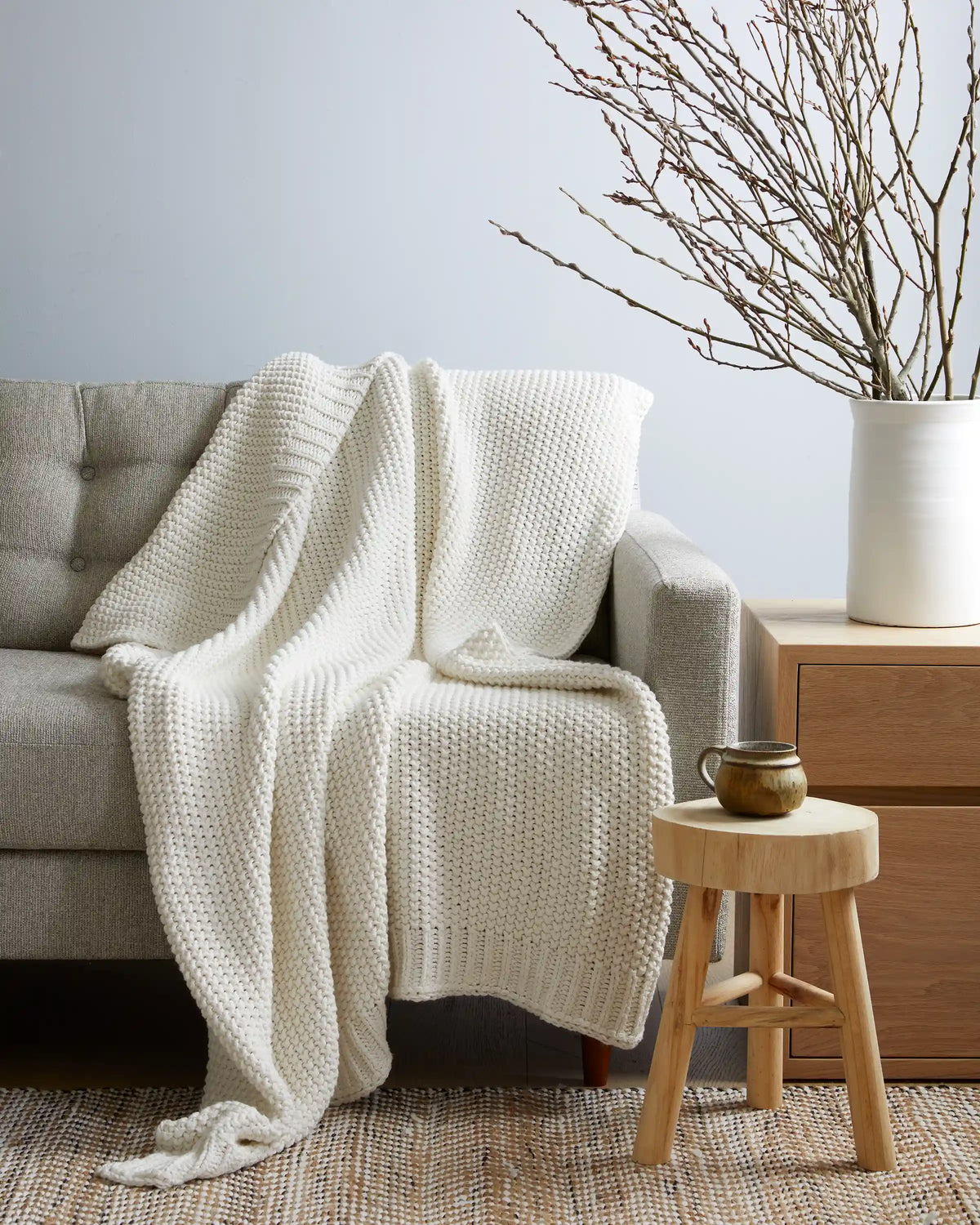 Cotton Fisherman Throw