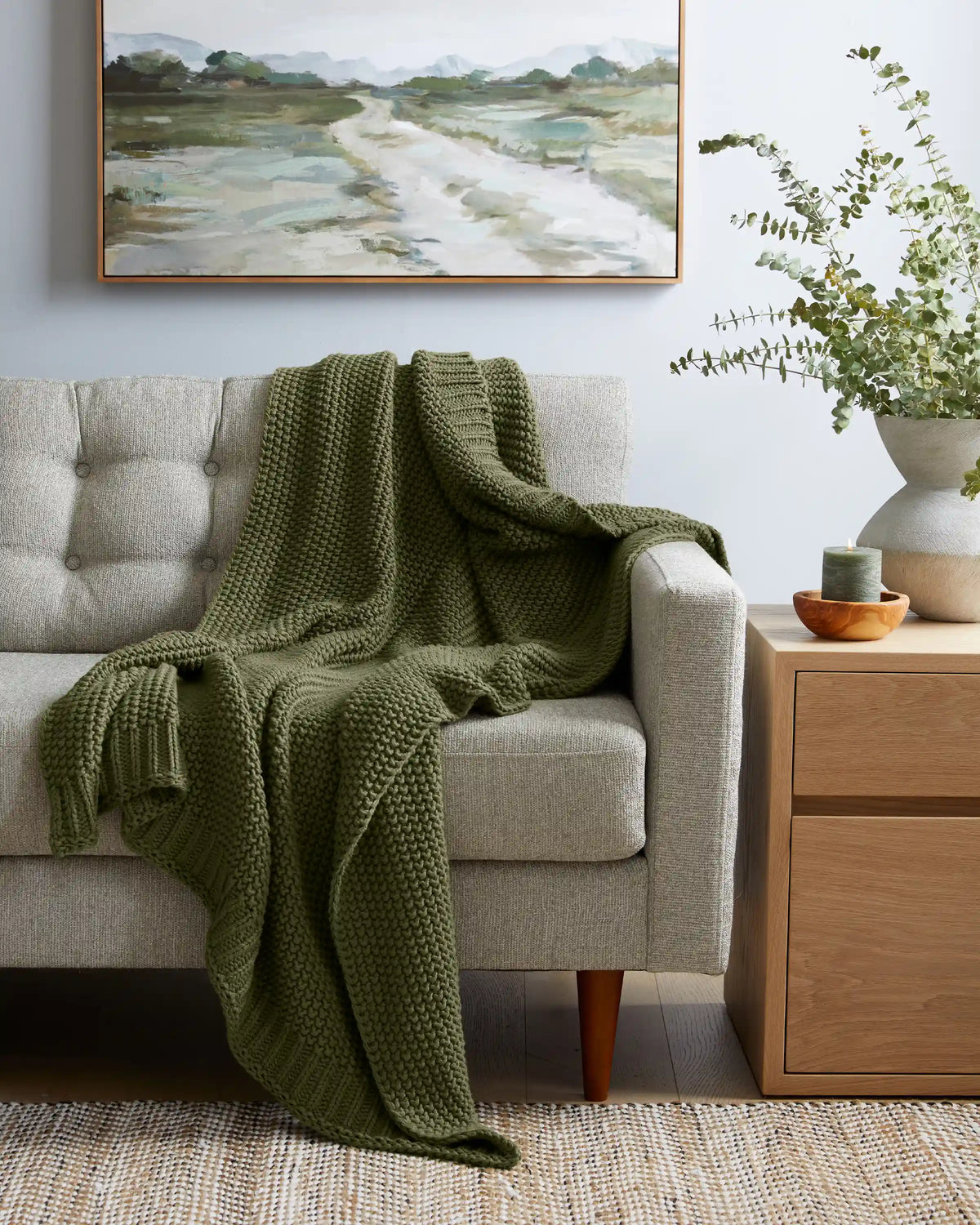 Cotton Fisherman Throw