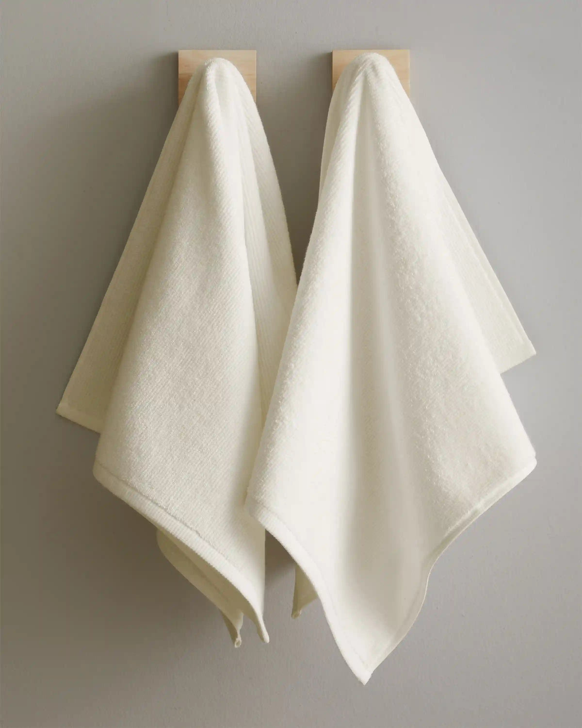 Turkish Ribbed Quick Dry Hand Towel (Set of 2)