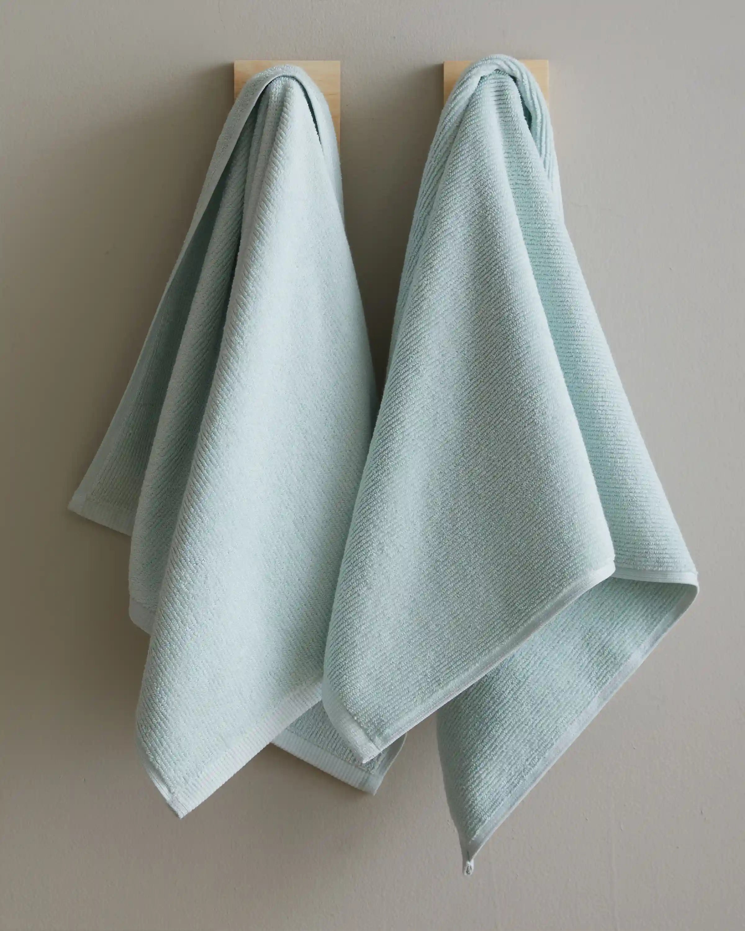 Turkish Ribbed Quick Dry Hand Towel (Set of 2)