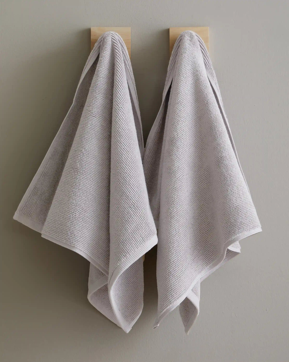 Turkish Ribbed Quick Dry Hand Towel (Set of 2)
