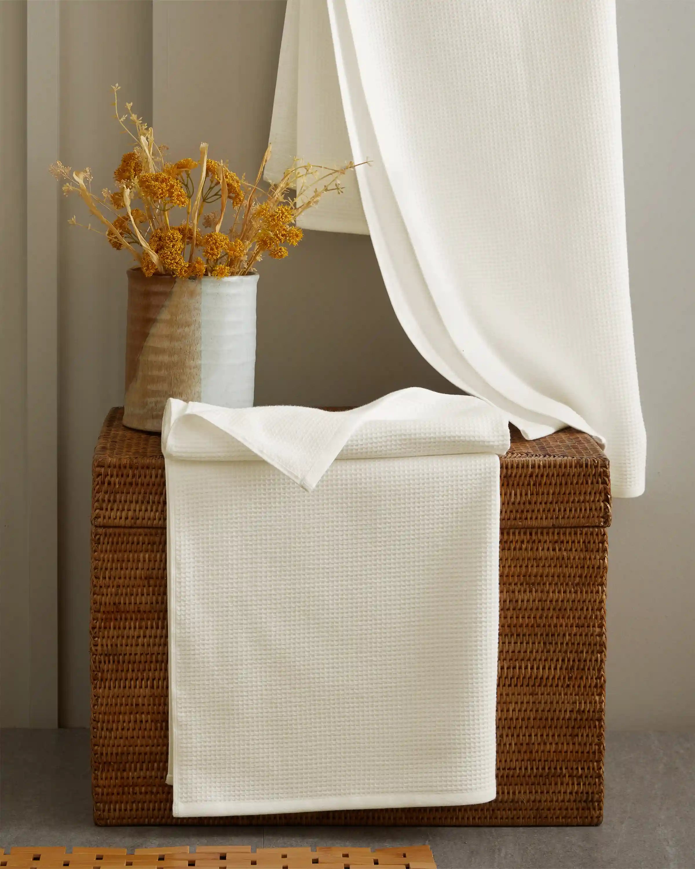 Turkish Waffle Terry Bath Sheet (Set of 2)