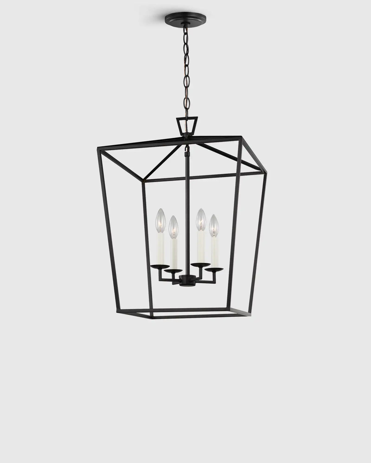 Traditional Steel Lantern Pendant