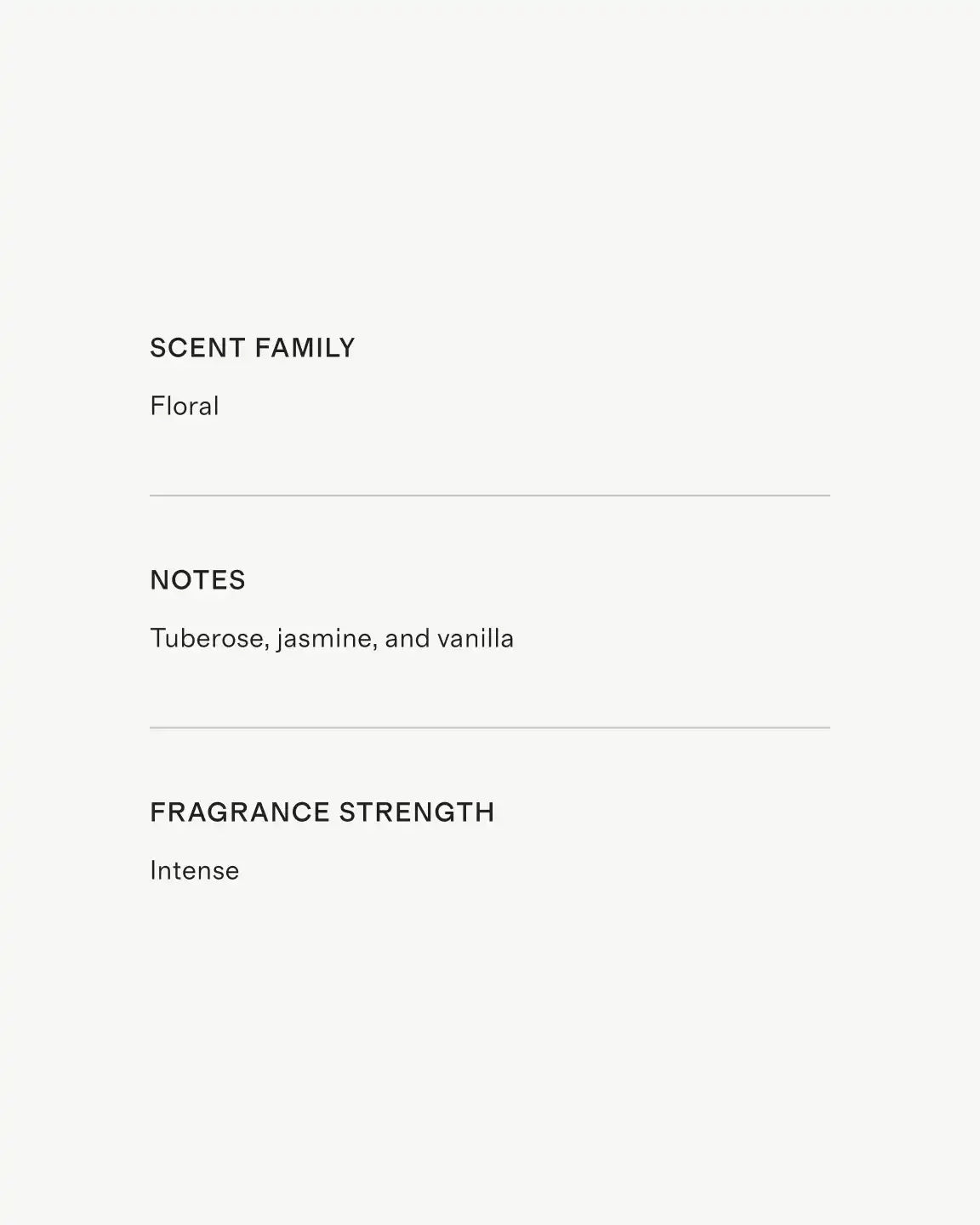 Tuberose Blanc Candle