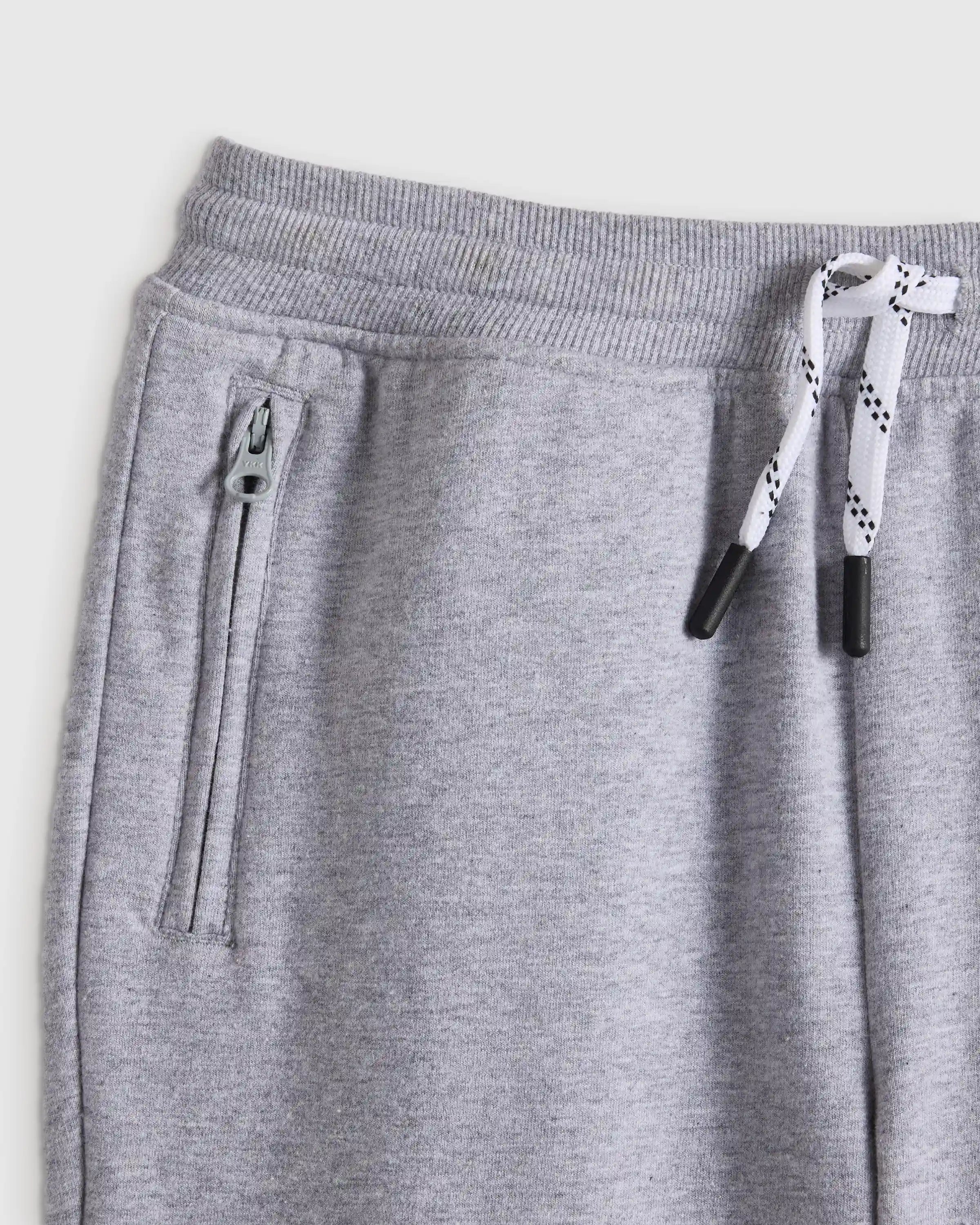 Organic Cotton French Terry Reinforced Knee Slim Jogger