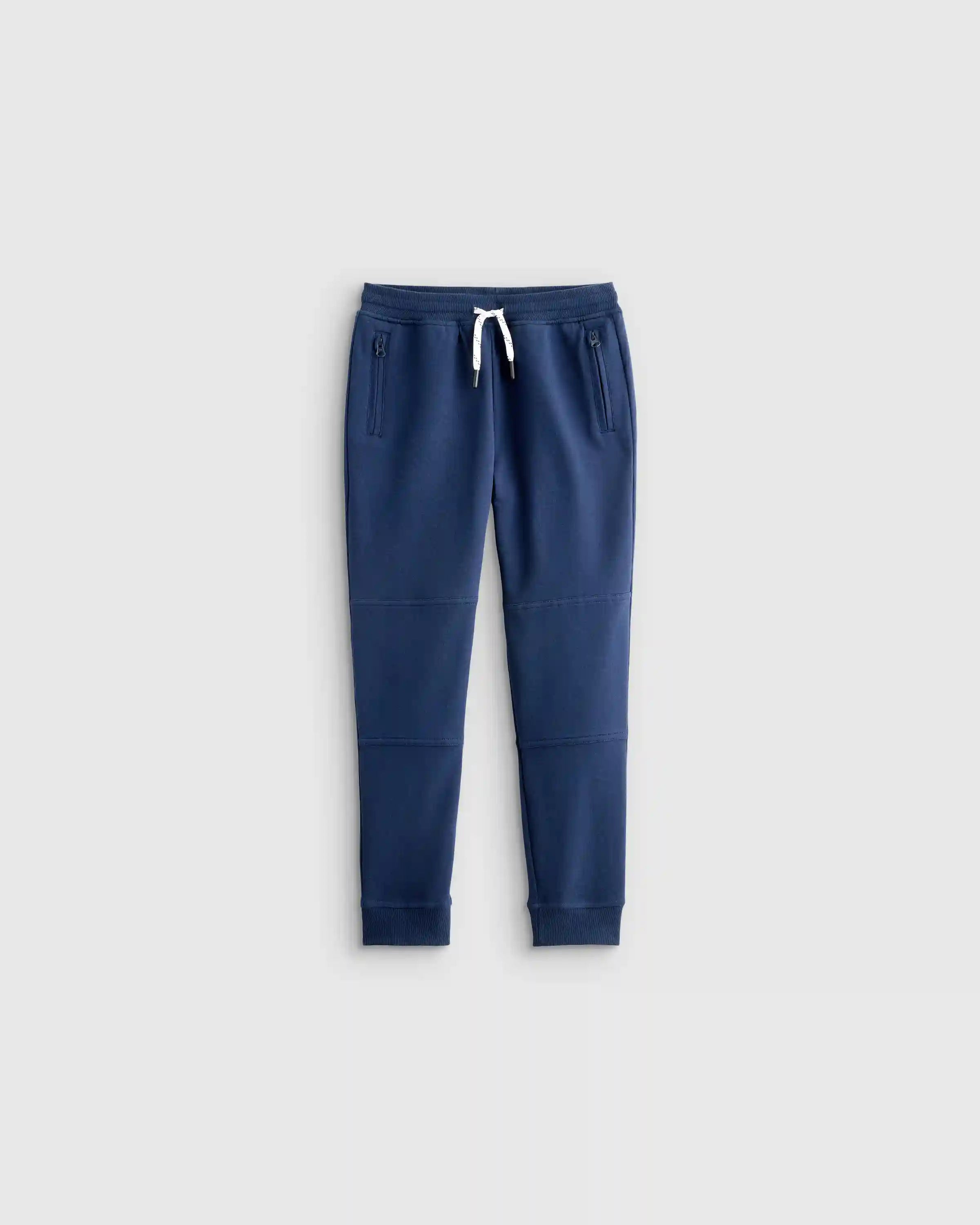 Organic Cotton French Terry Reinforced Knee Slim Jogger