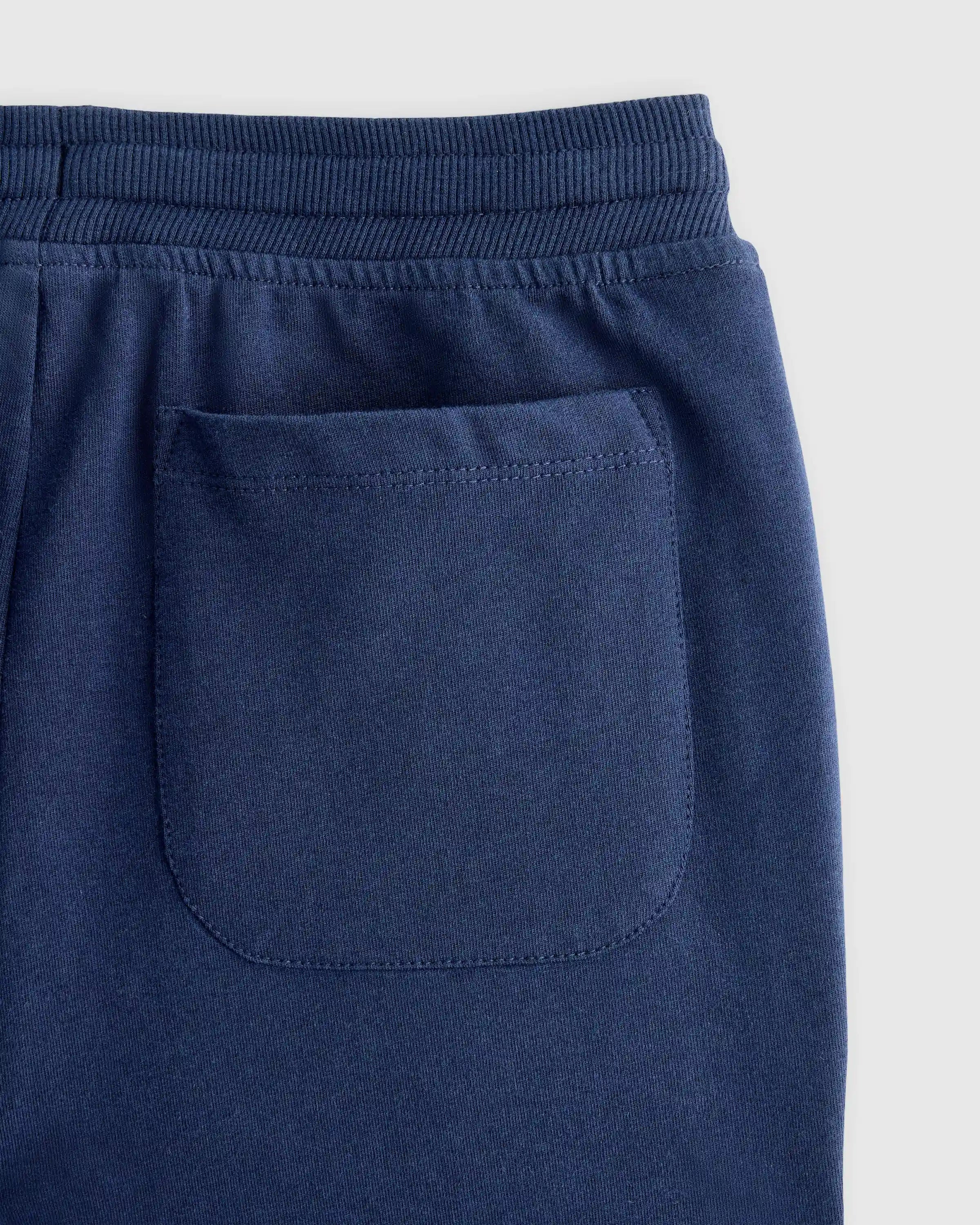 Organic Cotton French Terry Reinforced Knee Slim Jogger