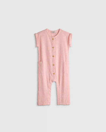 100% Organic Cotton Gauze Romper