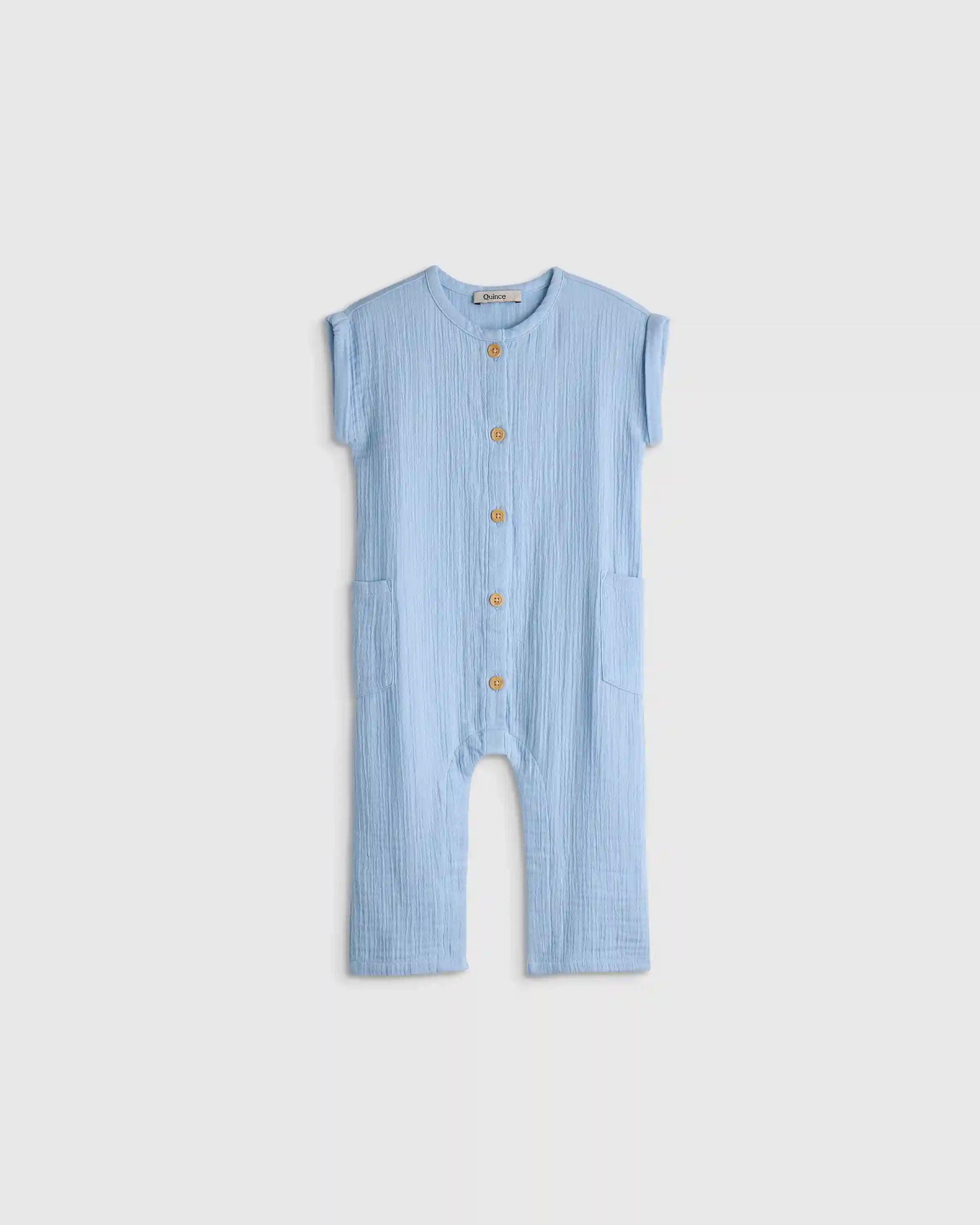 100% Organic Cotton Gauze Romper