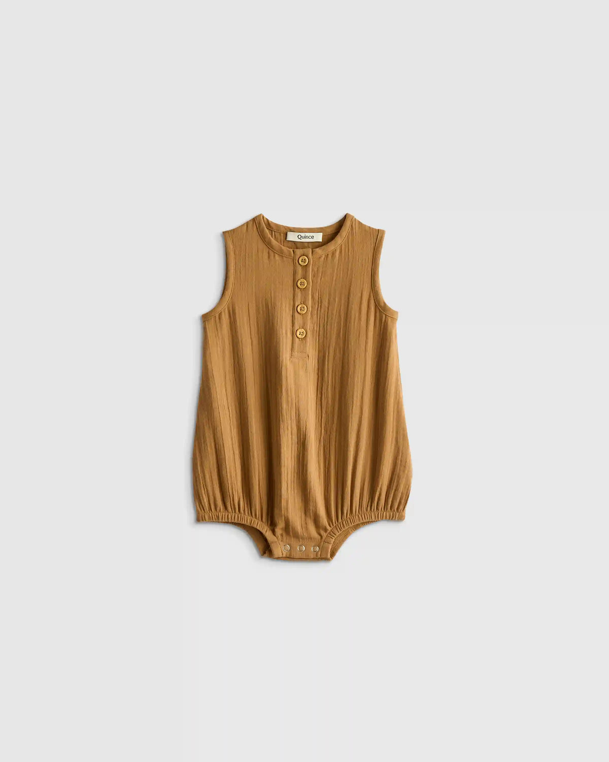 100% Organic Cotton Gauze Bubble Romper