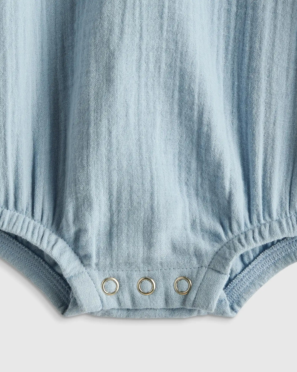 100% Organic Cotton Gauze Bubble Romper