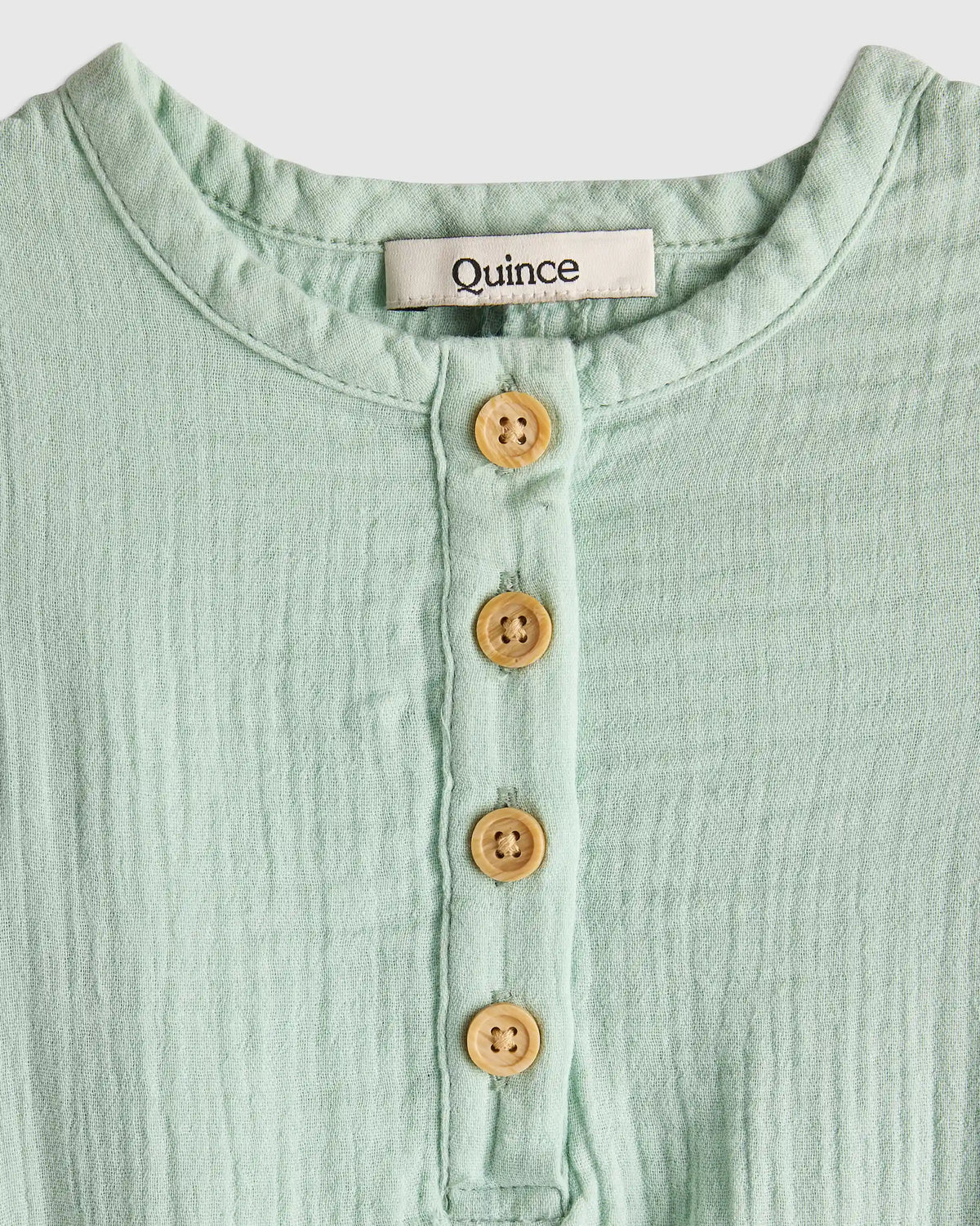 100% Organic Cotton Gauze Bubble Romper