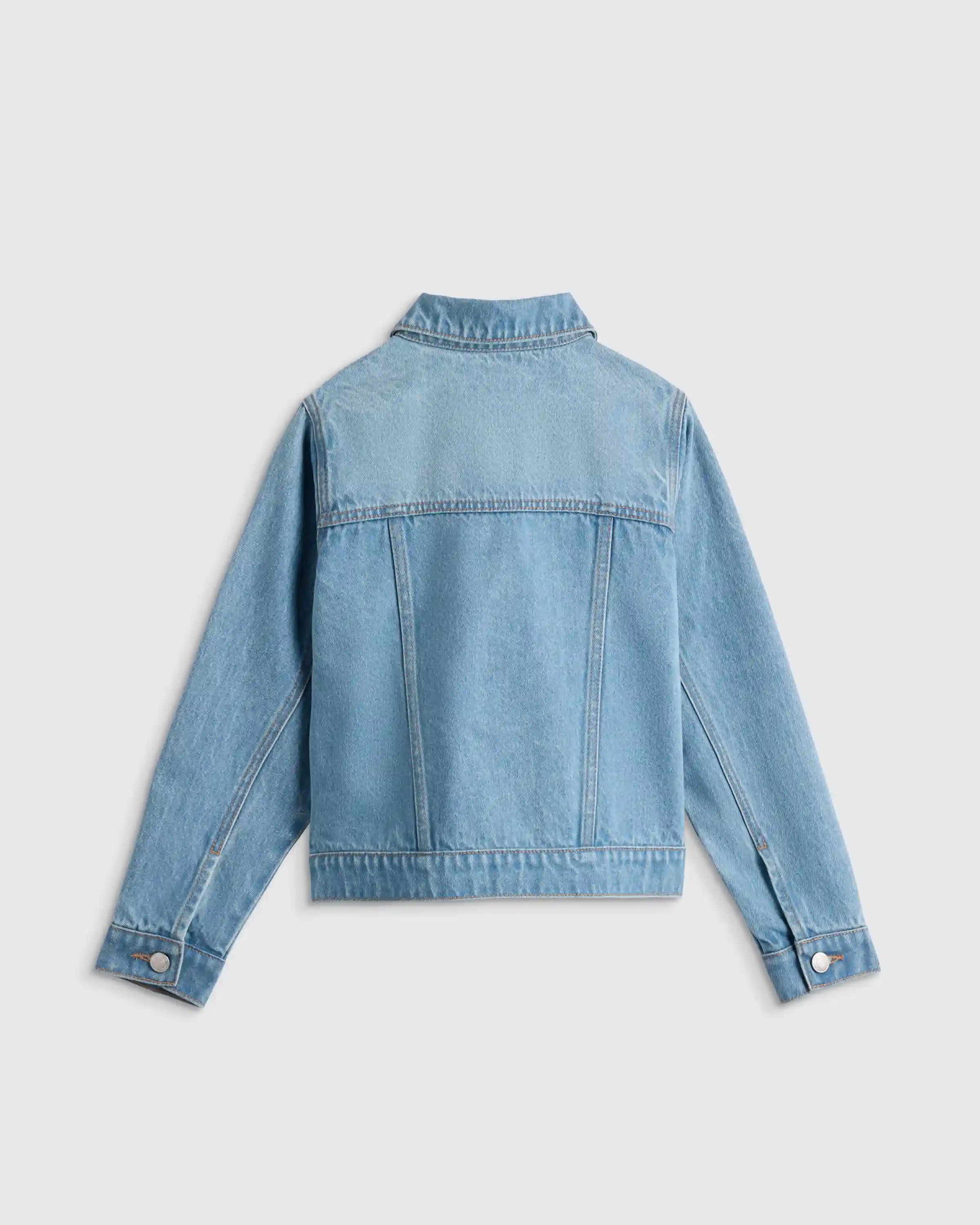 Girls 100% Organic Cotton Denim Jacket