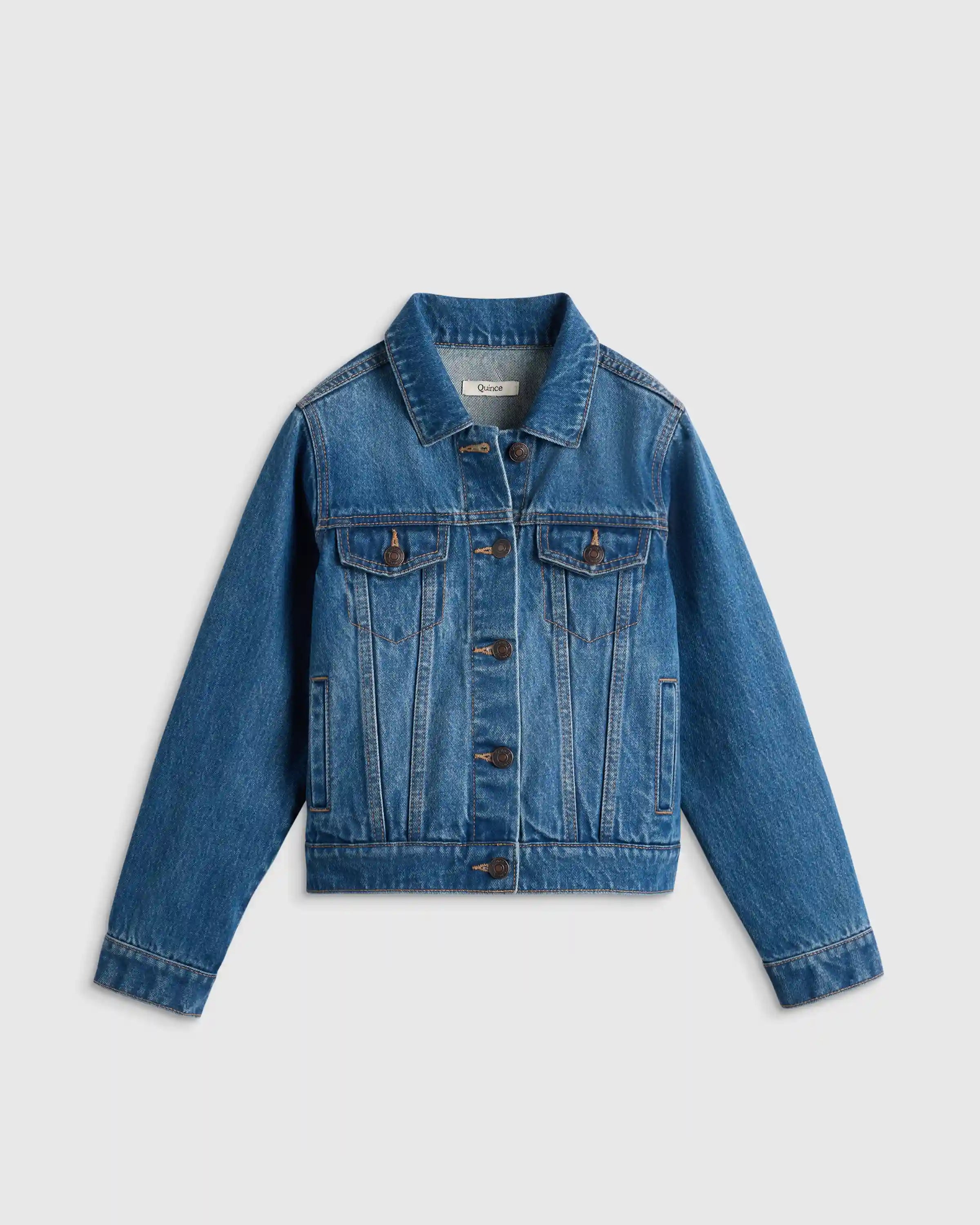 Girls 100% Organic Cotton Denim Jacket