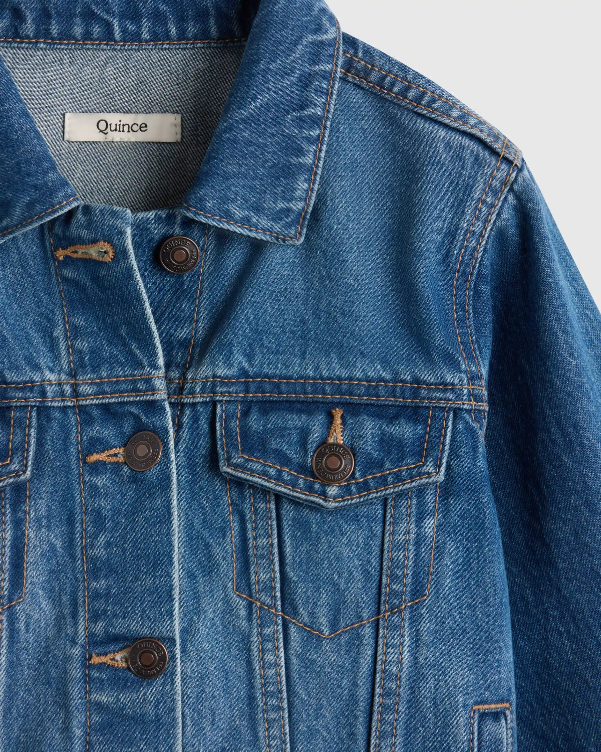 Girls 100% Organic Cotton Denim Jacket