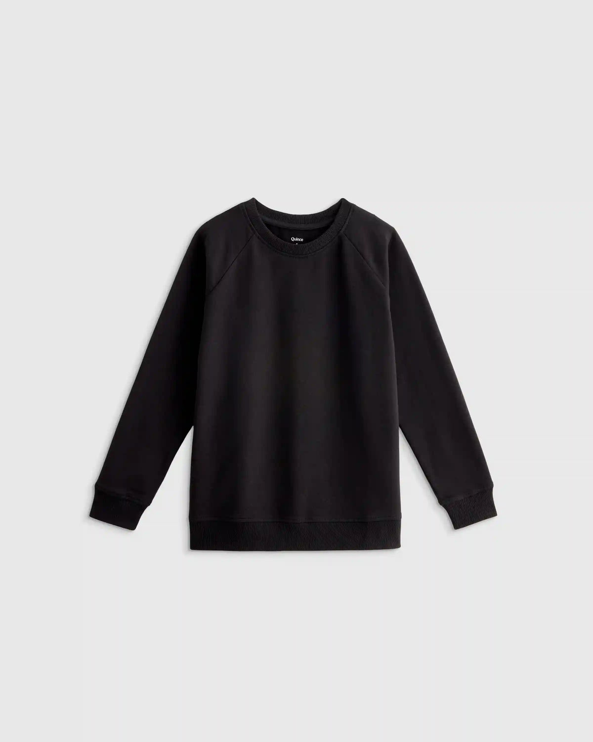 Organic Cotton French Terry Crew Neck Sweatshirt