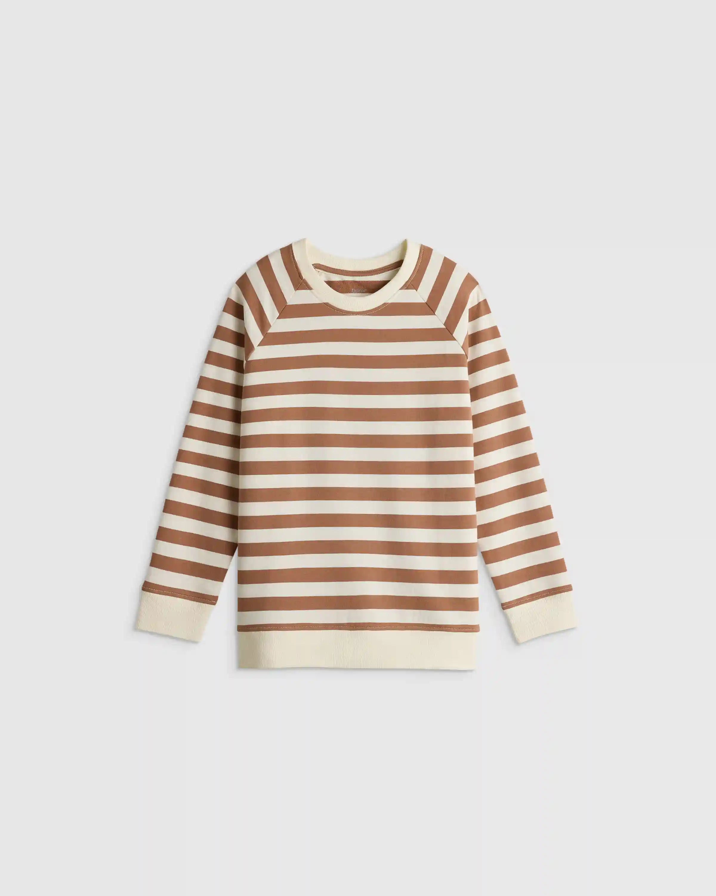 Organic Cotton French Terry Crew Neck Sweatshirt