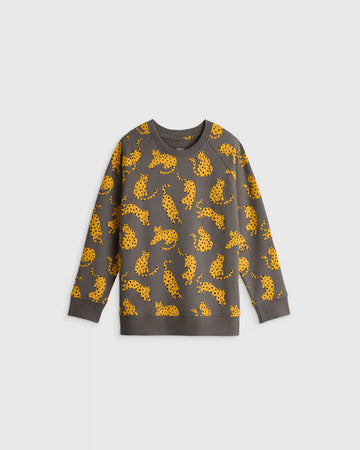 Organic Cotton French Terry Crew Neck Sweatshirt