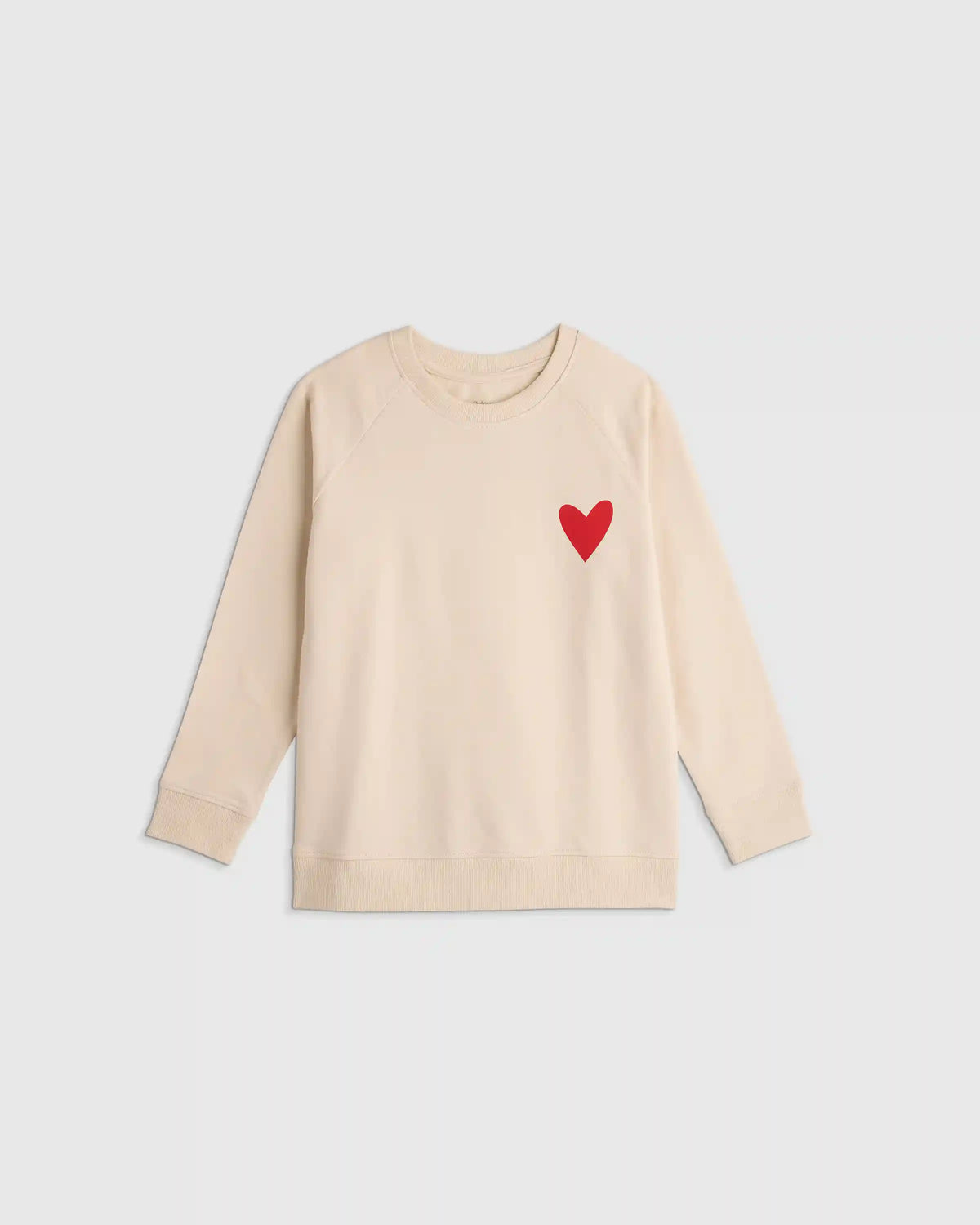 Organic Cotton French Terry Crew Neck Sweatshirt