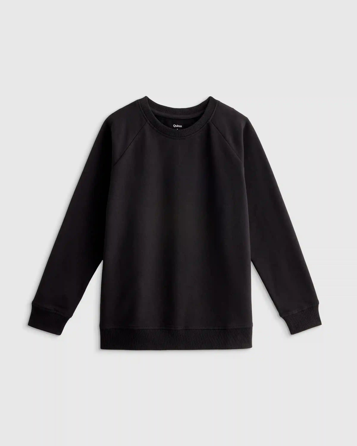 Organic Cotton French Terry Crew Neck Sweatshirt