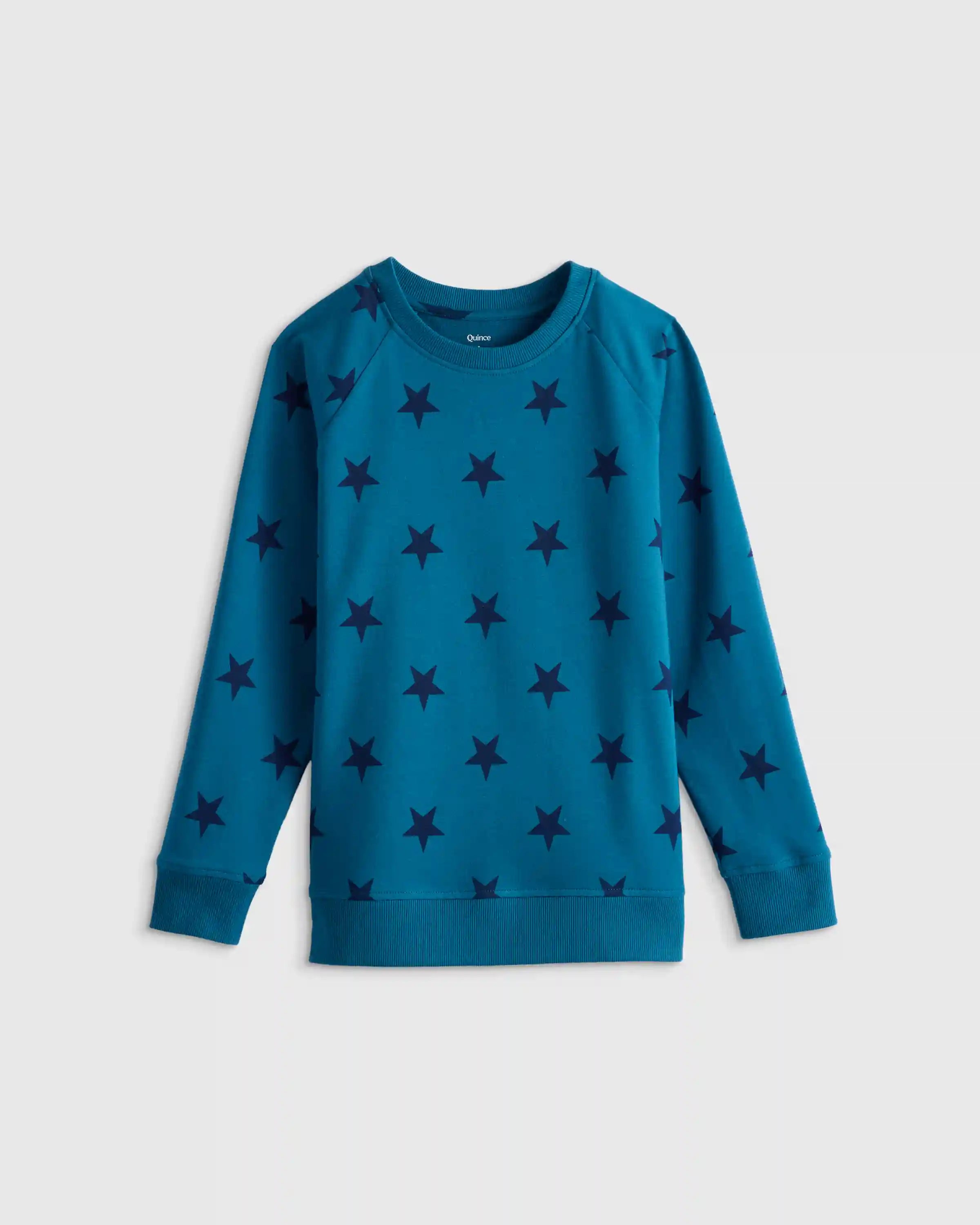 Organic Cotton French Terry Crew Neck Sweatshirt