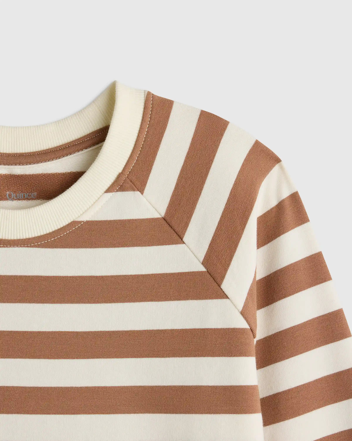 Organic Cotton French Terry Crew Neck Sweatshirt