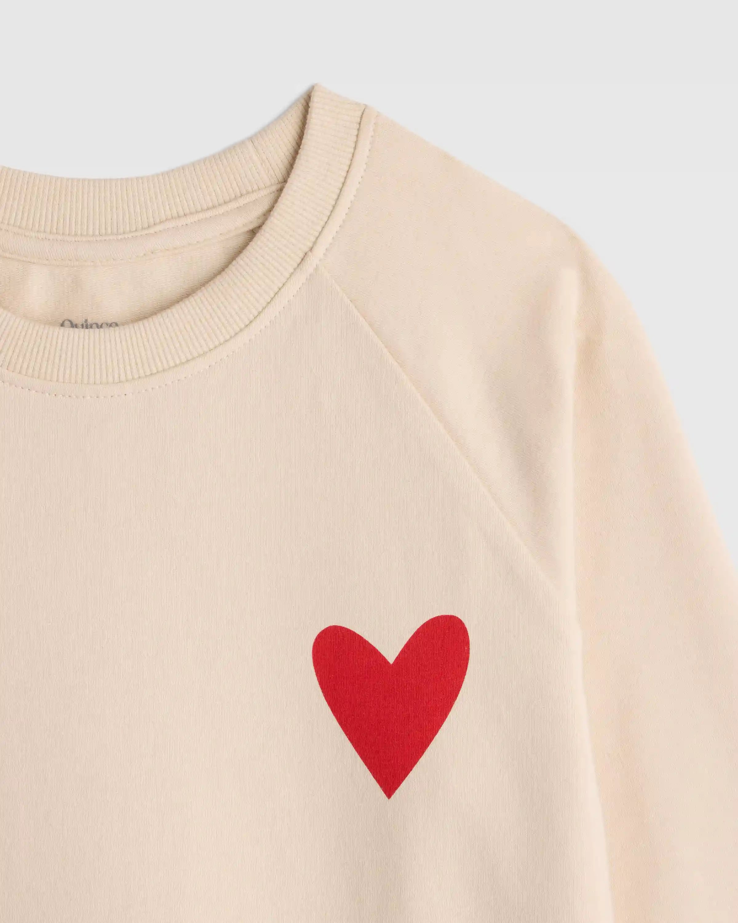 Organic Cotton French Terry Crew Neck Sweatshirt