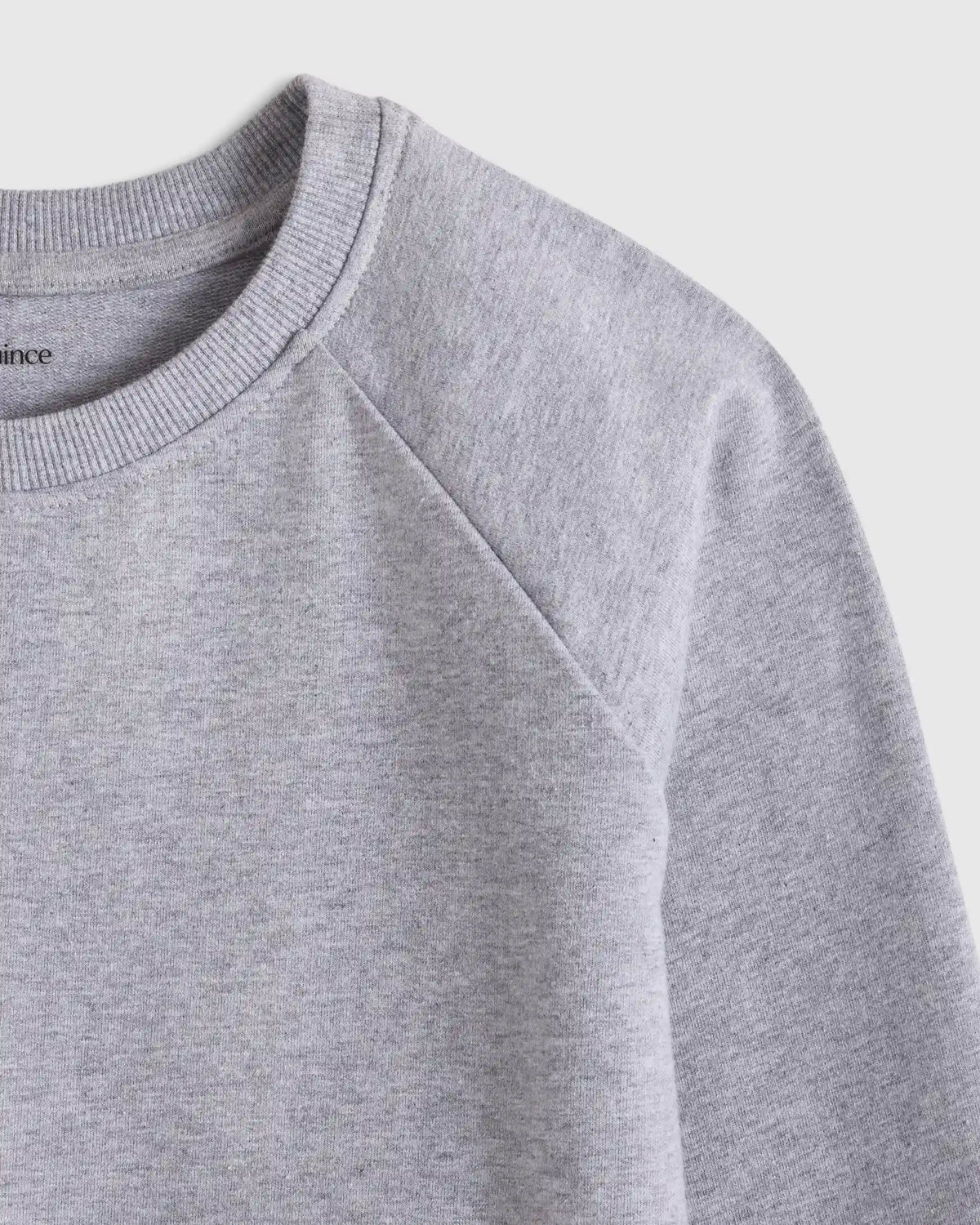 Organic Cotton French Terry Crew Neck Sweatshirt