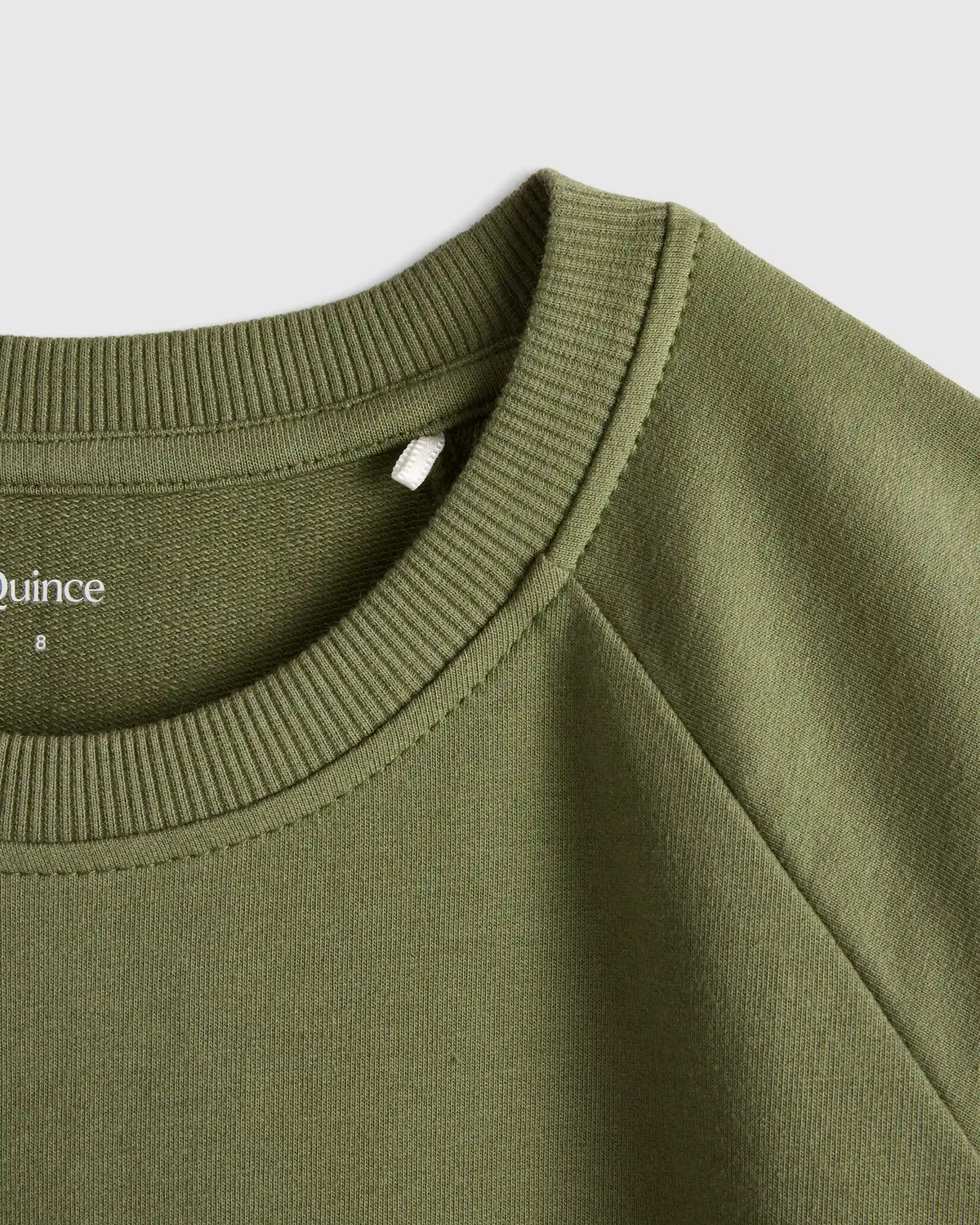 Organic Cotton French Terry Crew Neck Sweatshirt