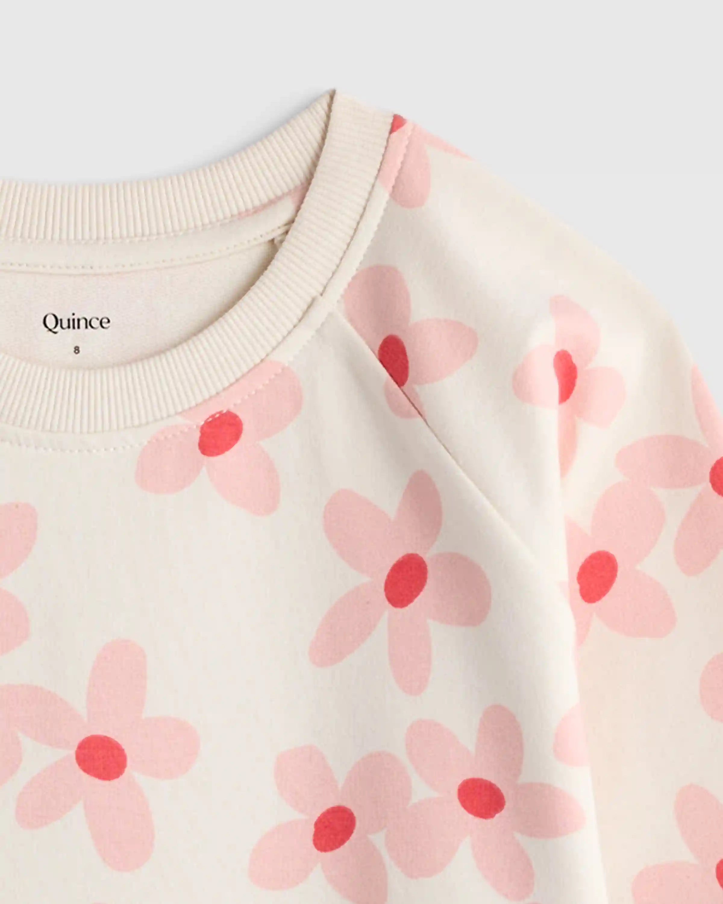Organic Cotton French Terry Crew Neck Sweatshirt