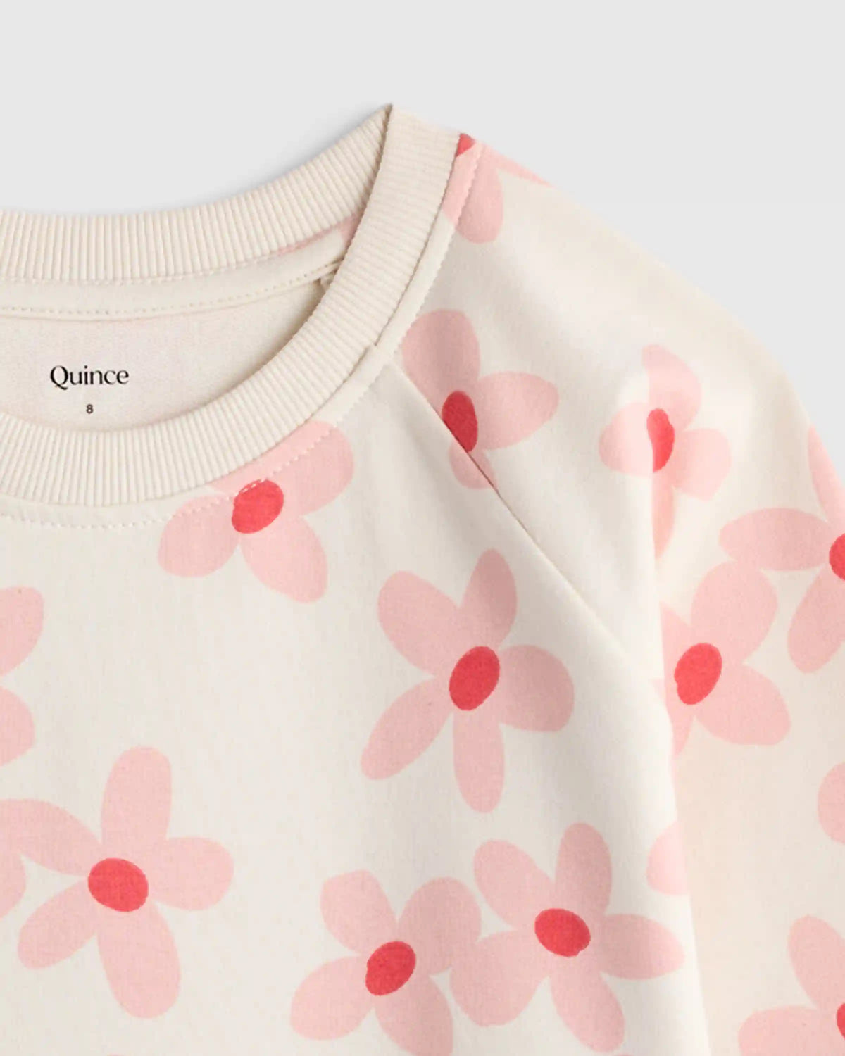 Organic Cotton French Terry Crew Neck Sweatshirt