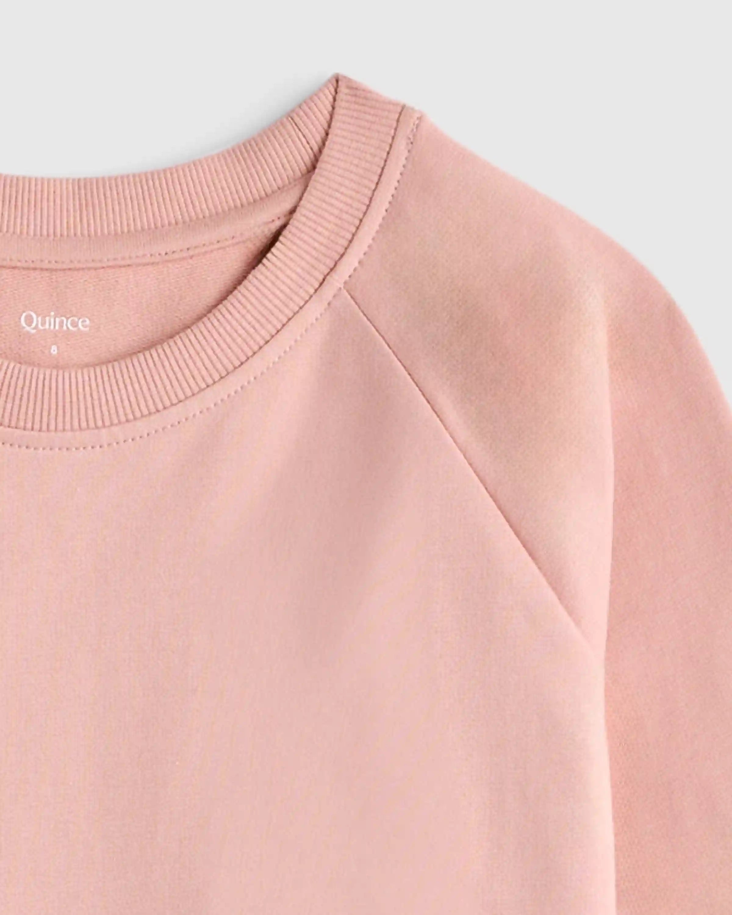 Organic Cotton French Terry Crew Neck Sweatshirt