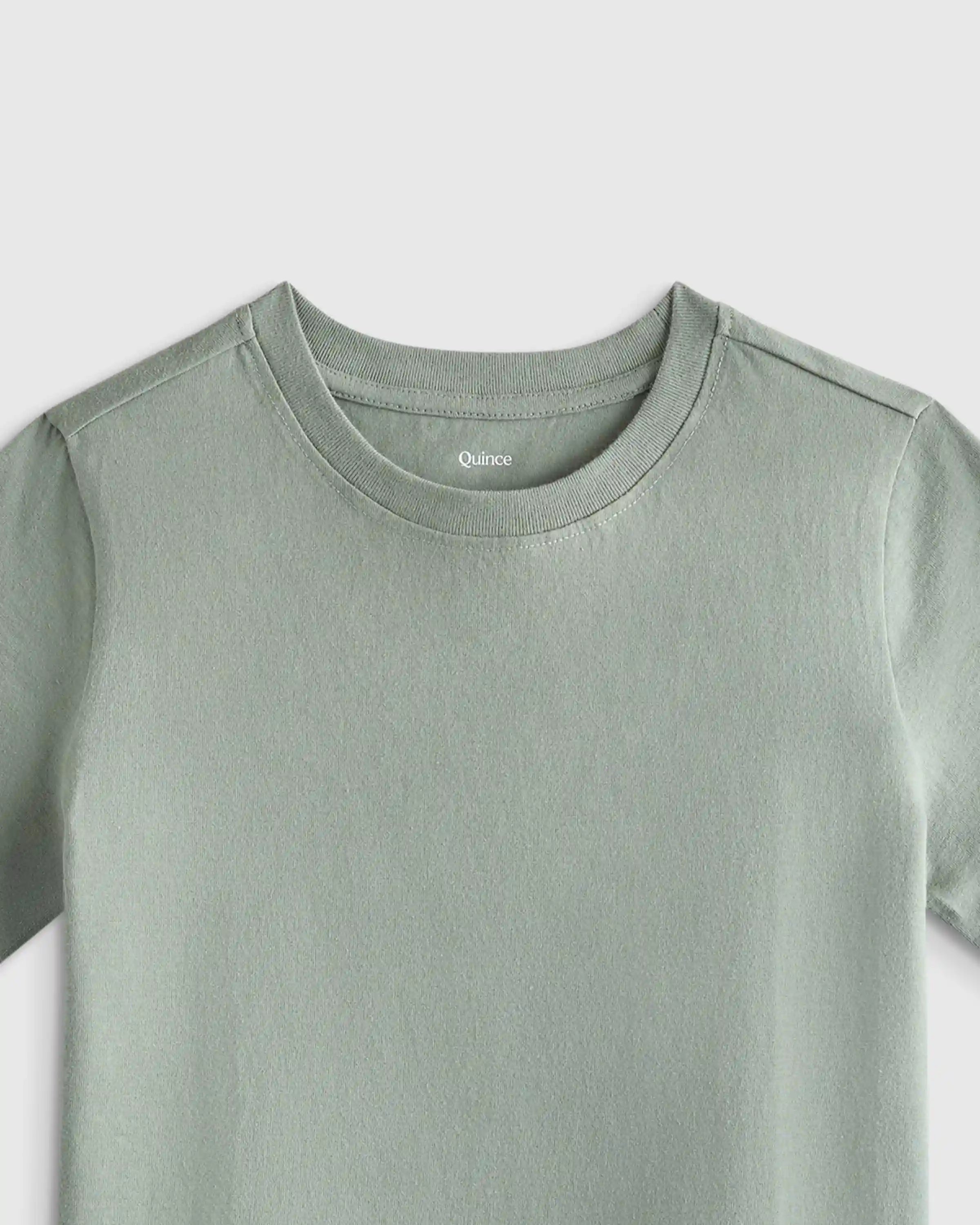 100% Organic Cotton Jersey Short Sleeve Tee