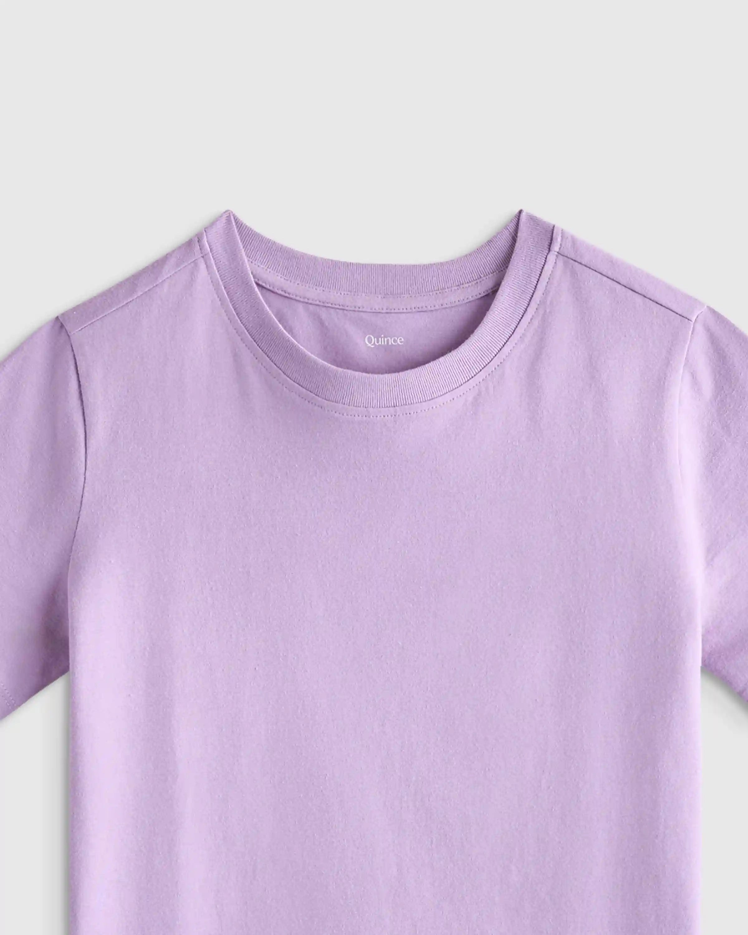 100% Organic Cotton Jersey Short Sleeve Tee