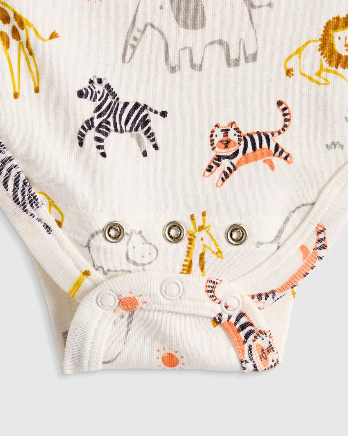 100% Organic Cotton Long Sleeve Kimono Bodysuit