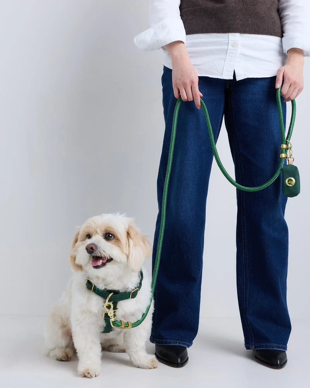 100% Cotton-Wrapped Nylon Dog Harness