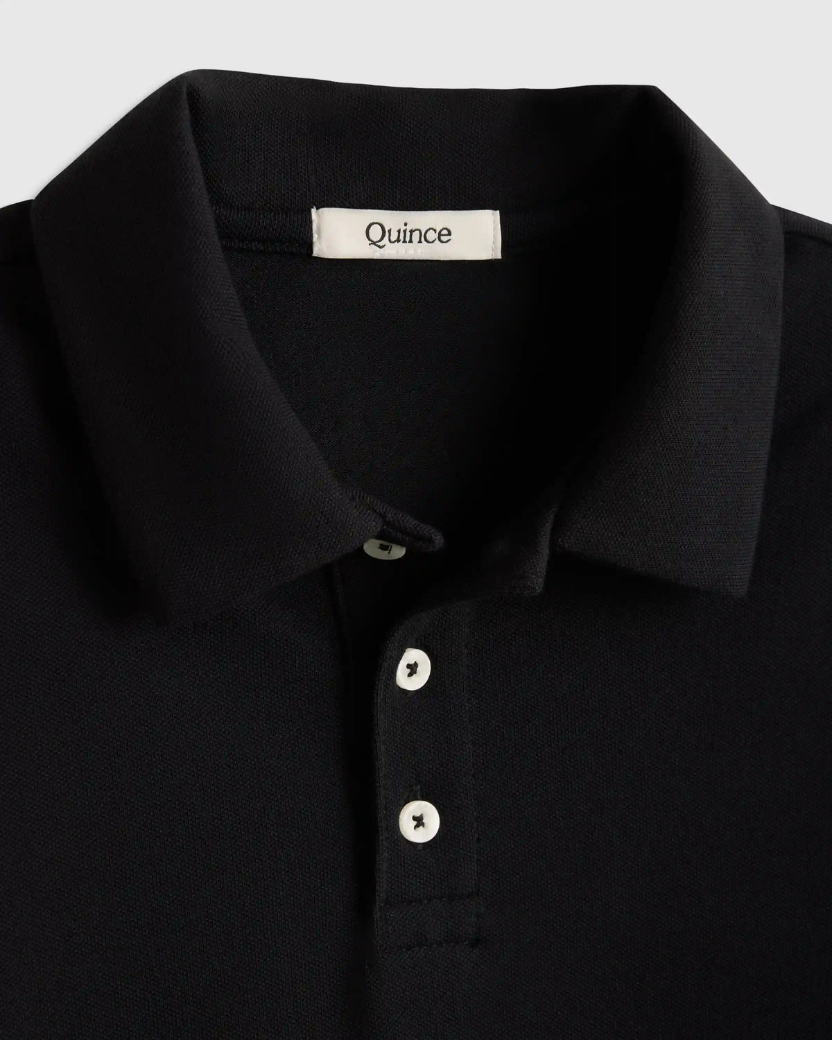 Organic Cotton Long Sleeve Pique Polo