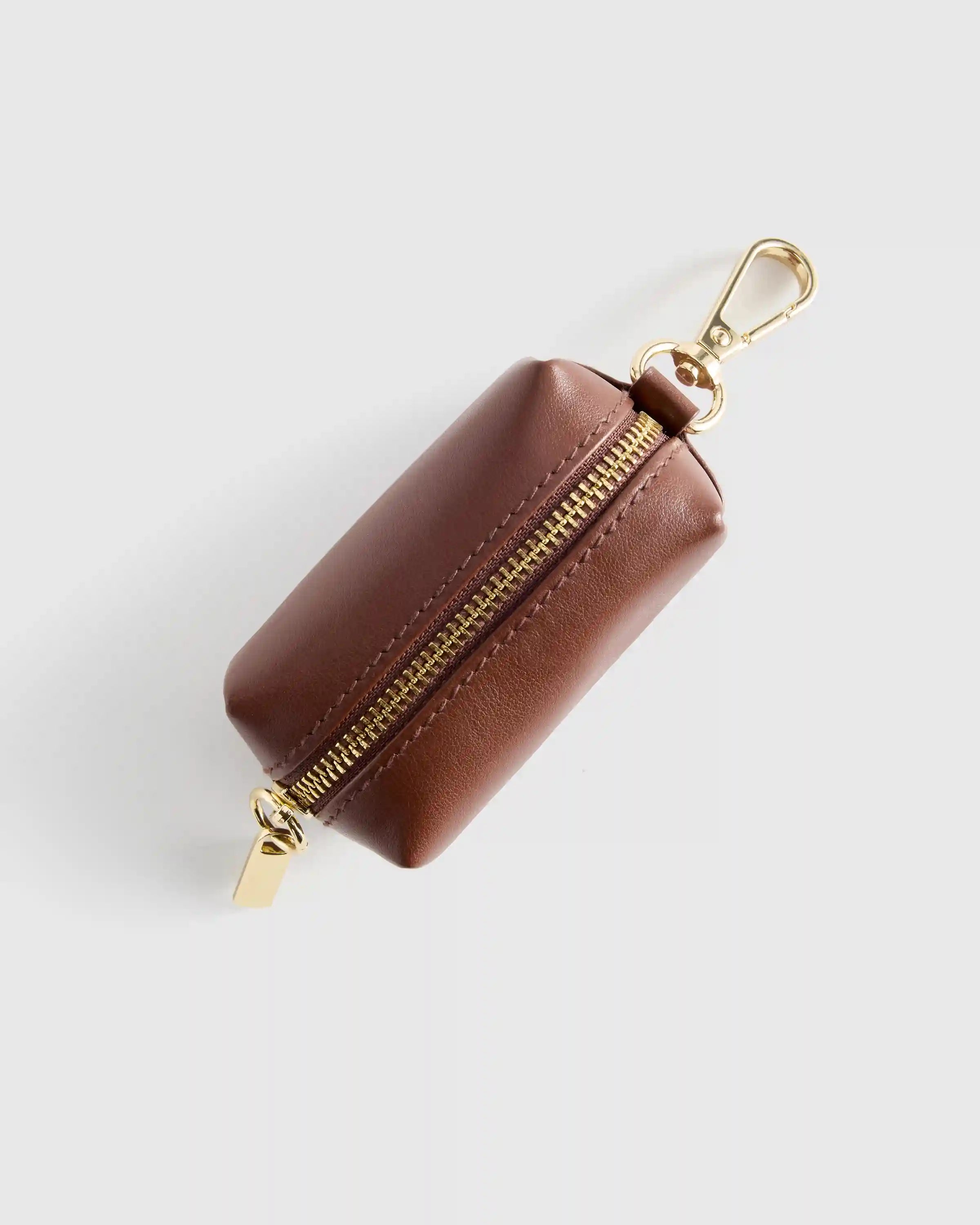 Italian Leather Dog Waste Bag Holder