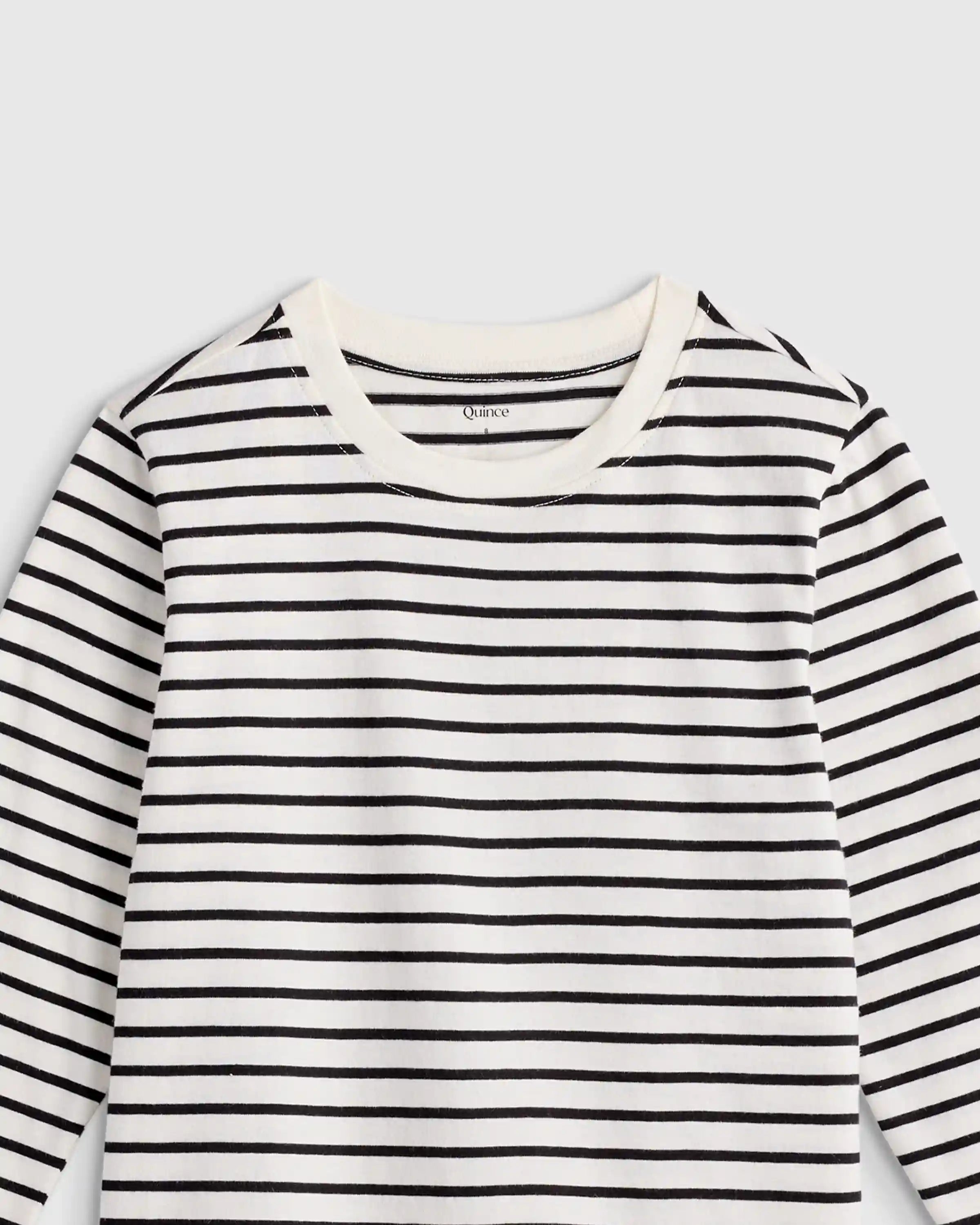100% Organic Cotton Jersey Long Sleeve Tee